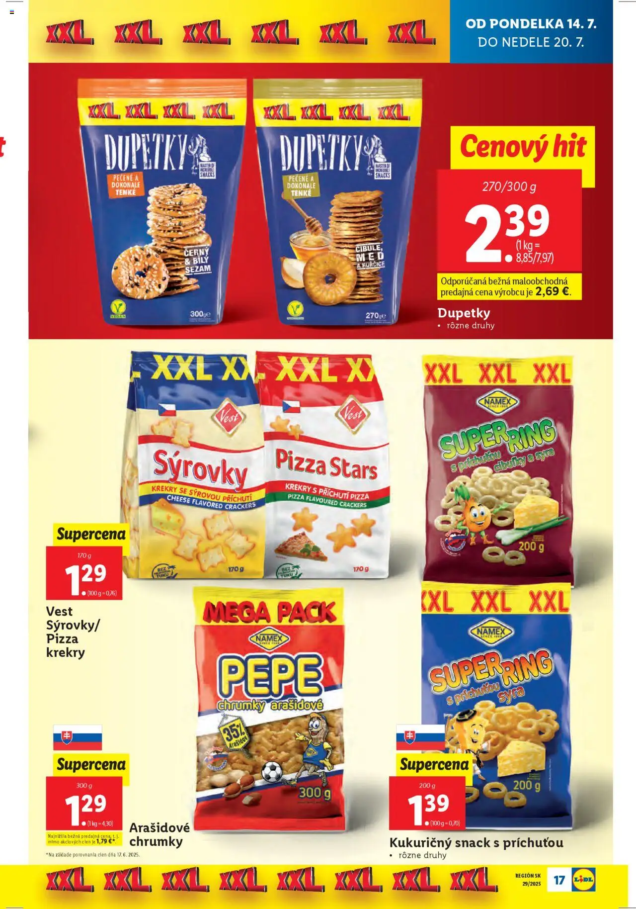 Lidl leták │ platný od 14.07.2025 | Strana: 19 | Produkty: Pizza