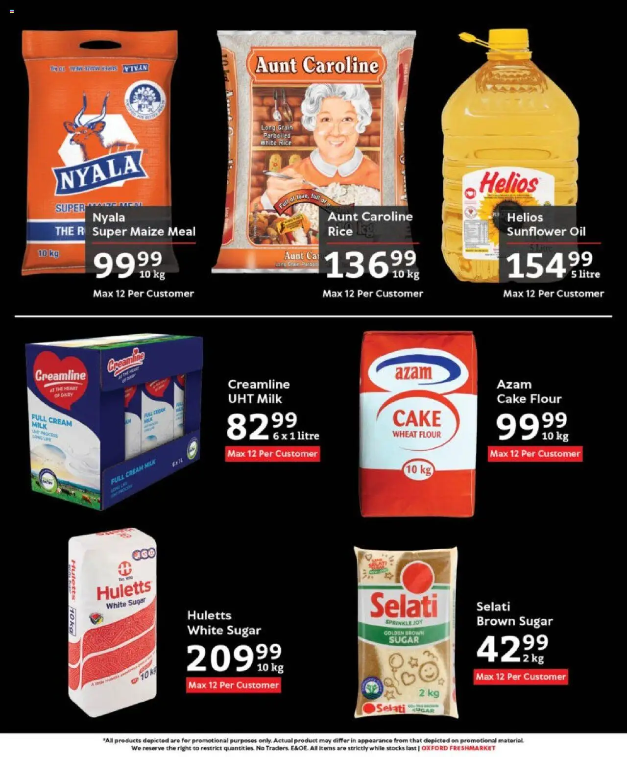 New Oxford Freshmarket catalogue – valid from 10.09.2025 | Page: 5 | Products: Cake, Flour, Oil, Rice