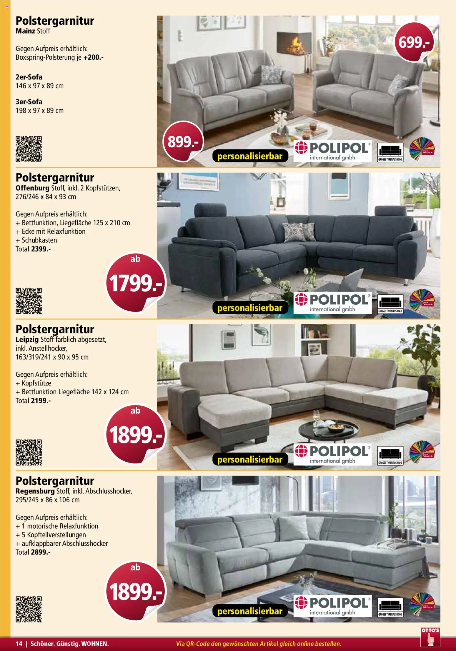 Otto's Aktionen Möbelflyer – gültig ab 01.01.2026 | Seite: 14