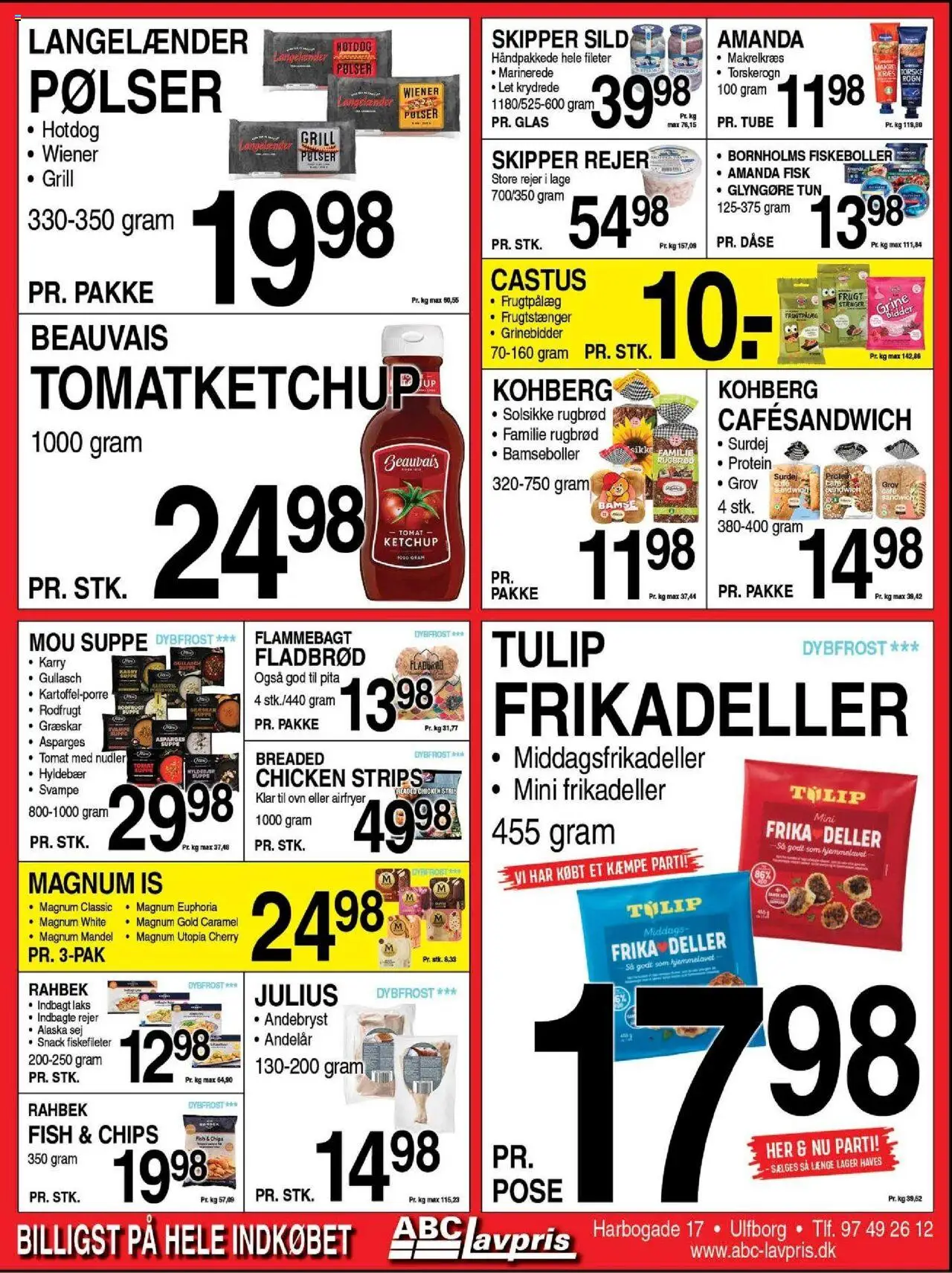 Abc Lavpris tilbudsavis – gyldig fra 15.10.2025 | Side: 3 | Produkter: Svampe, Tun, Søm, Asparges