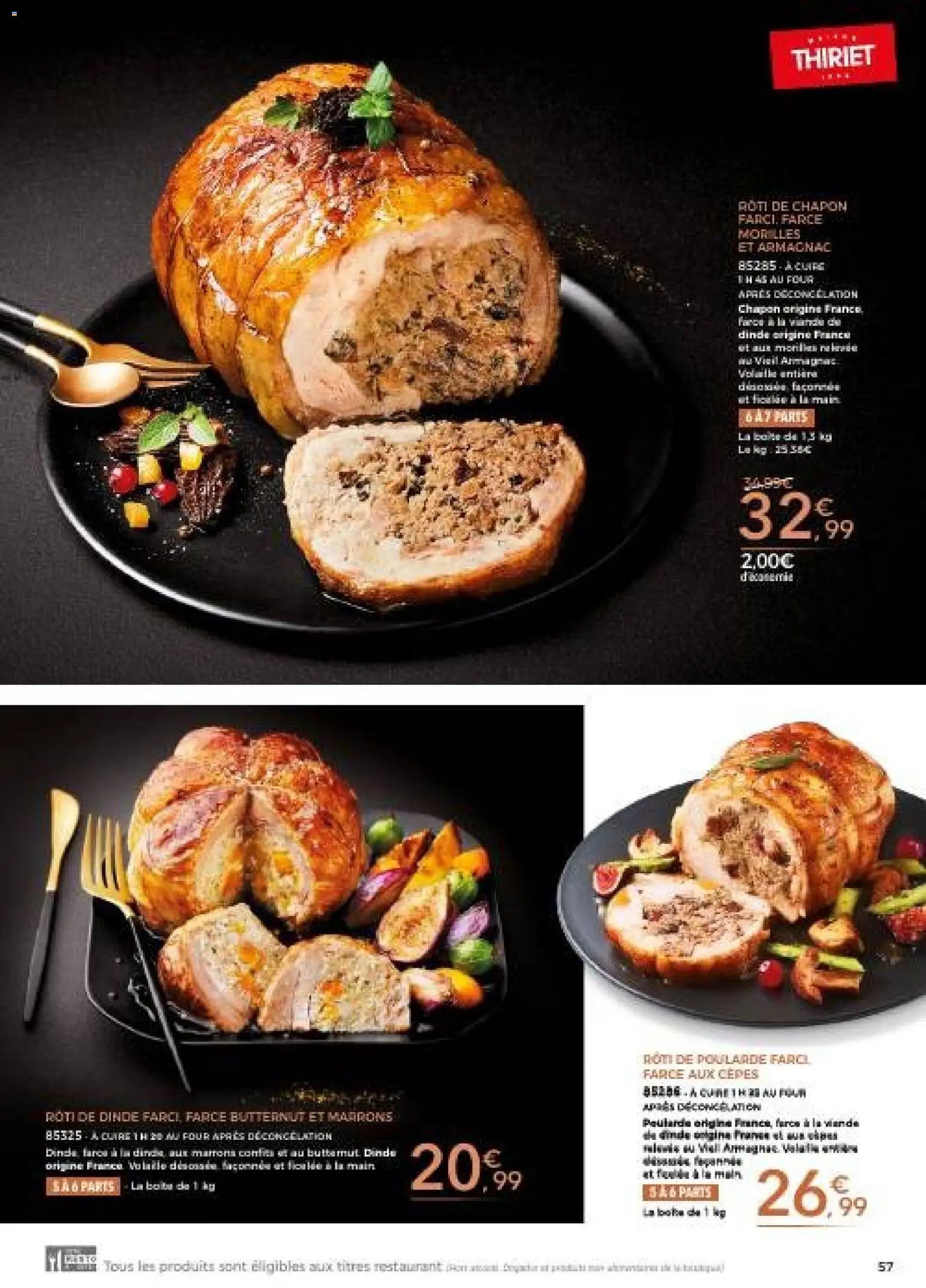 {H1} | Page: 57 | Produits: Chapon, Four, Rôti de dinde, Butternut