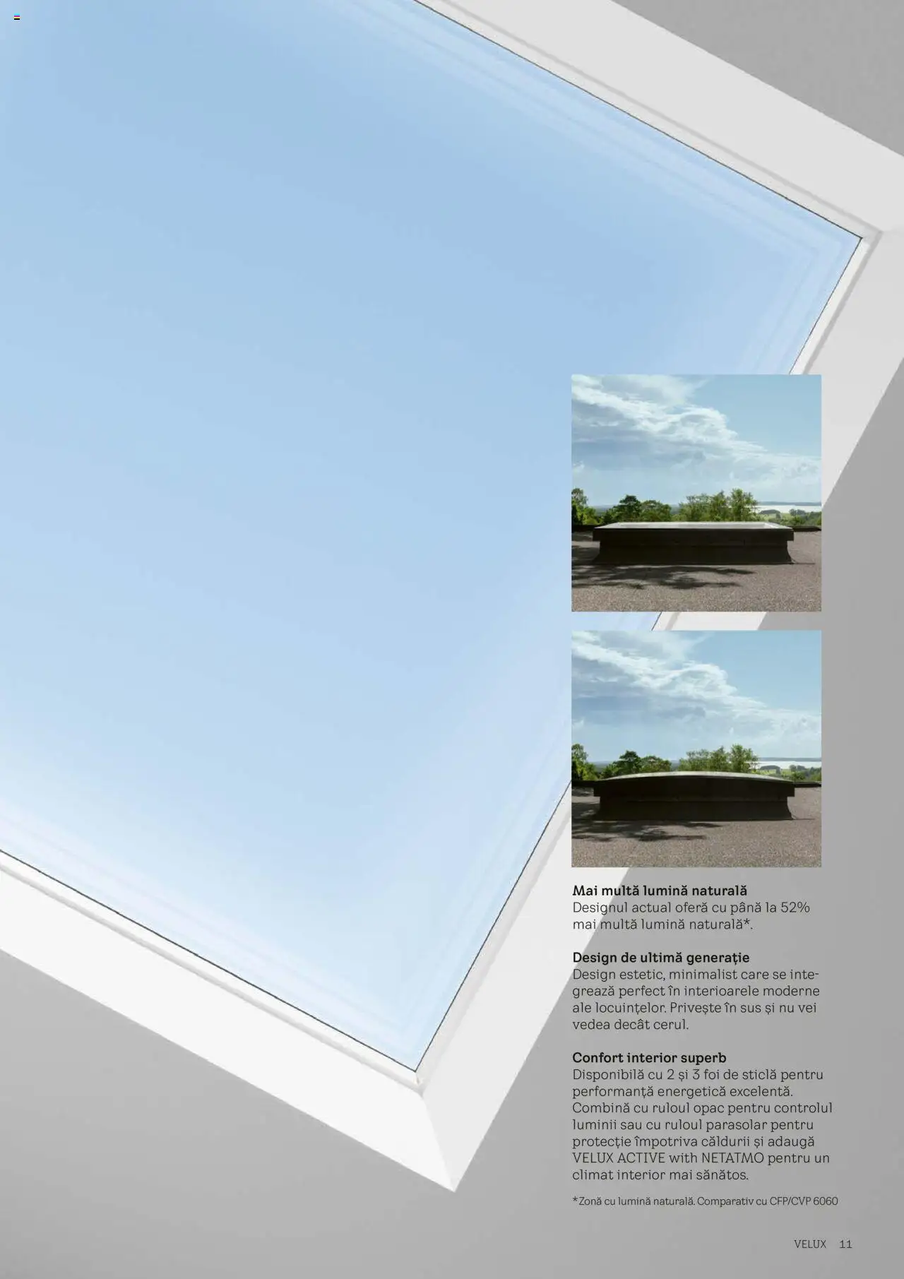 Velux catalog - Ferestre pentru acoperiș terasă – valabil de la 25.02.2025 | Pagină: 11 | Produse: Tavuk suyu