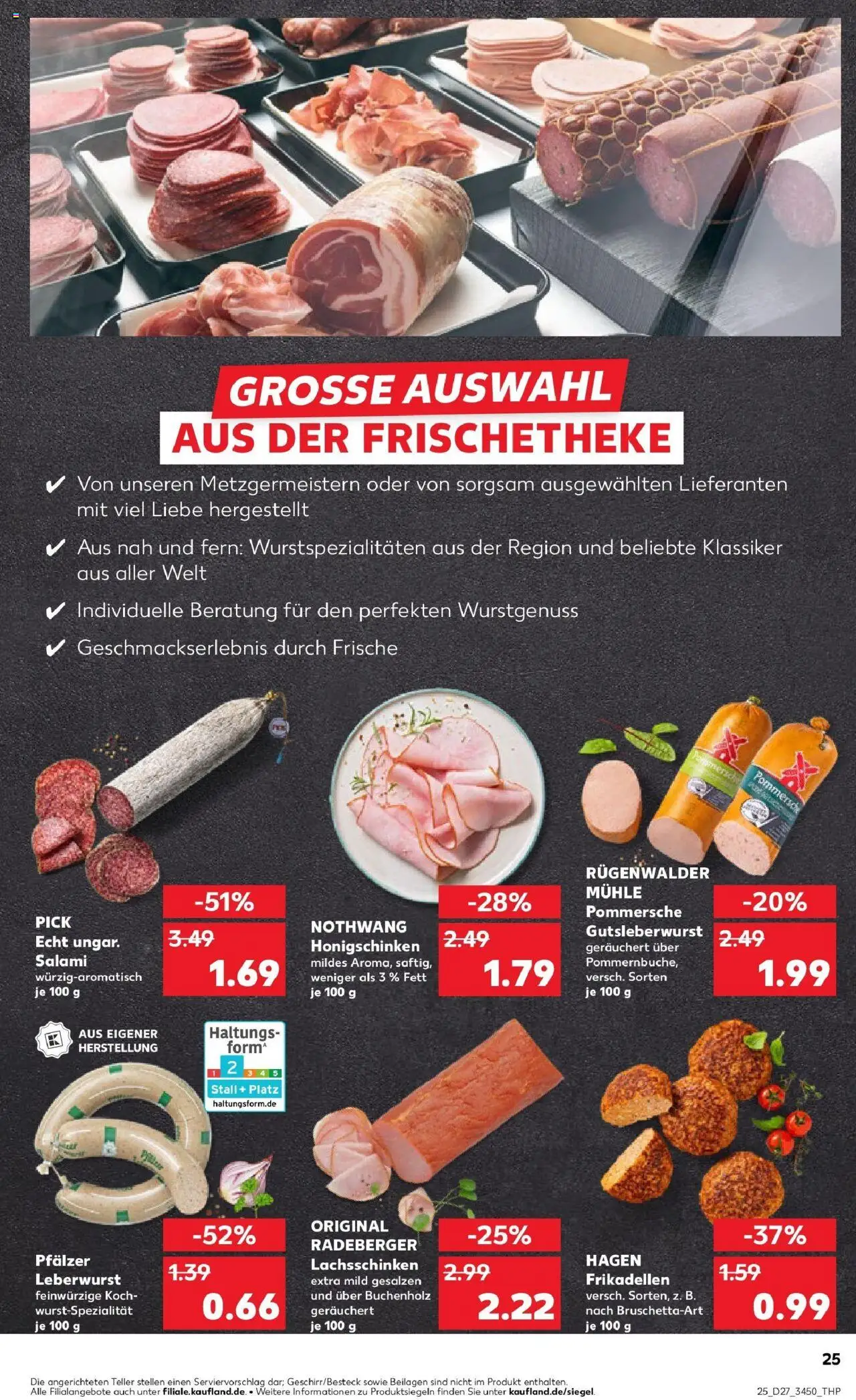 Kaufland prospekt Spremberg	 - gültig ab dem 03.07.2025 | Seite: 25 | Produkte: Mühle, Salami