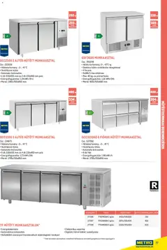 Metro Gasztronómia - amely érvényes a következő dátumtól: 18.02.2026 | Oldal: 77 | Termékek: Polc, Munkaasztal