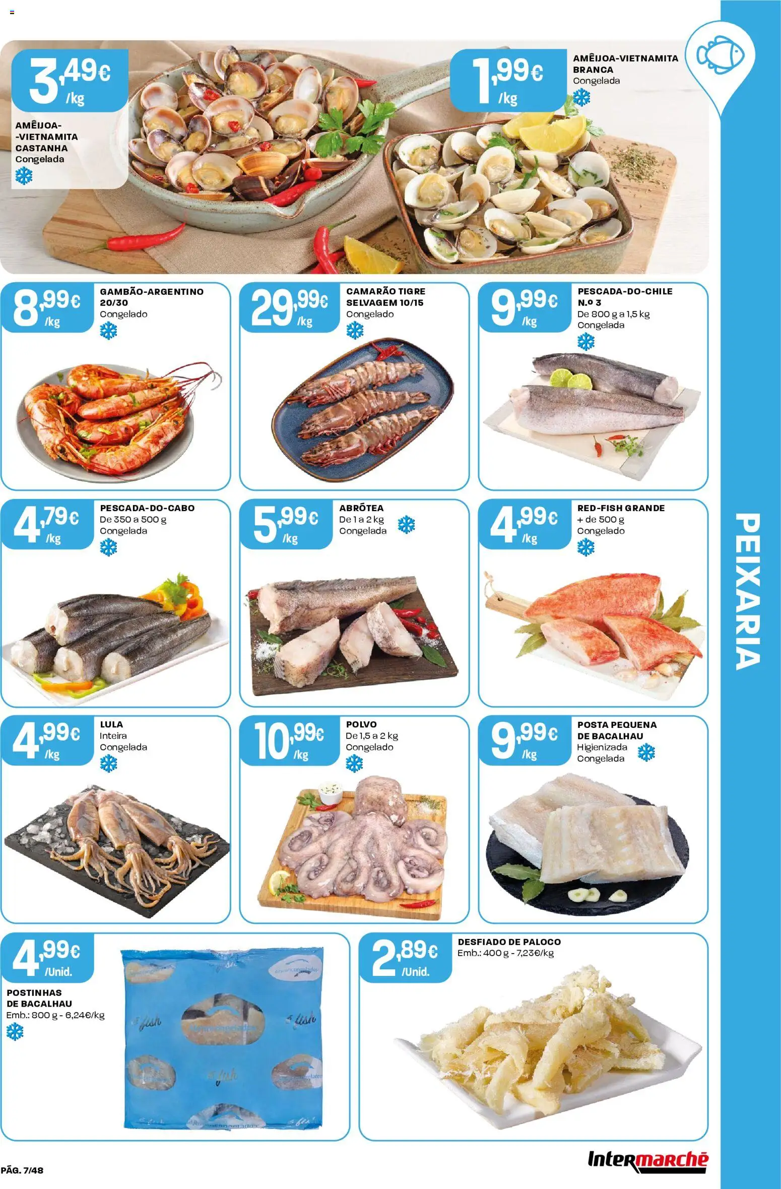 Intermarché - Black Friday │ válido de 27.11.2025 | Página: 7 | Produtos: Bacalhau, Polvo, Camarão