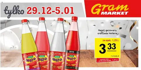Pogląd oferty "Gram Market Gazetka - Niesłychanie Niskie Ceny" - ważna od 29.12.2025