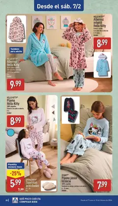 Vista previa HELLO KITTY® Pijama Hello Kitty, 100% algodón. Pernera con puño o abierta. S-L. Unidad válido desde el 02.02.2026 | Página: 20