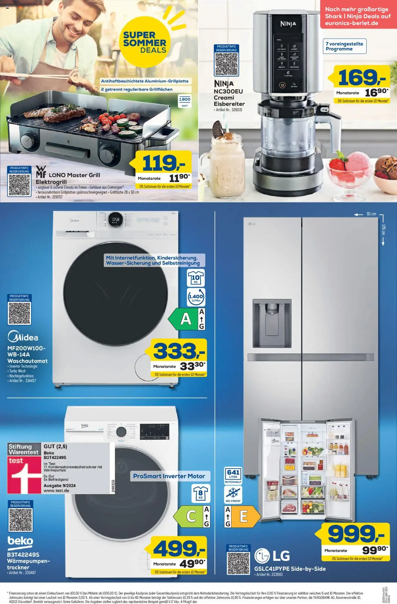Euronics  Prospekt Berlet - gültig ab dem 17.07.2025 | Seite: 5 | Produkte: Trockner, Grill