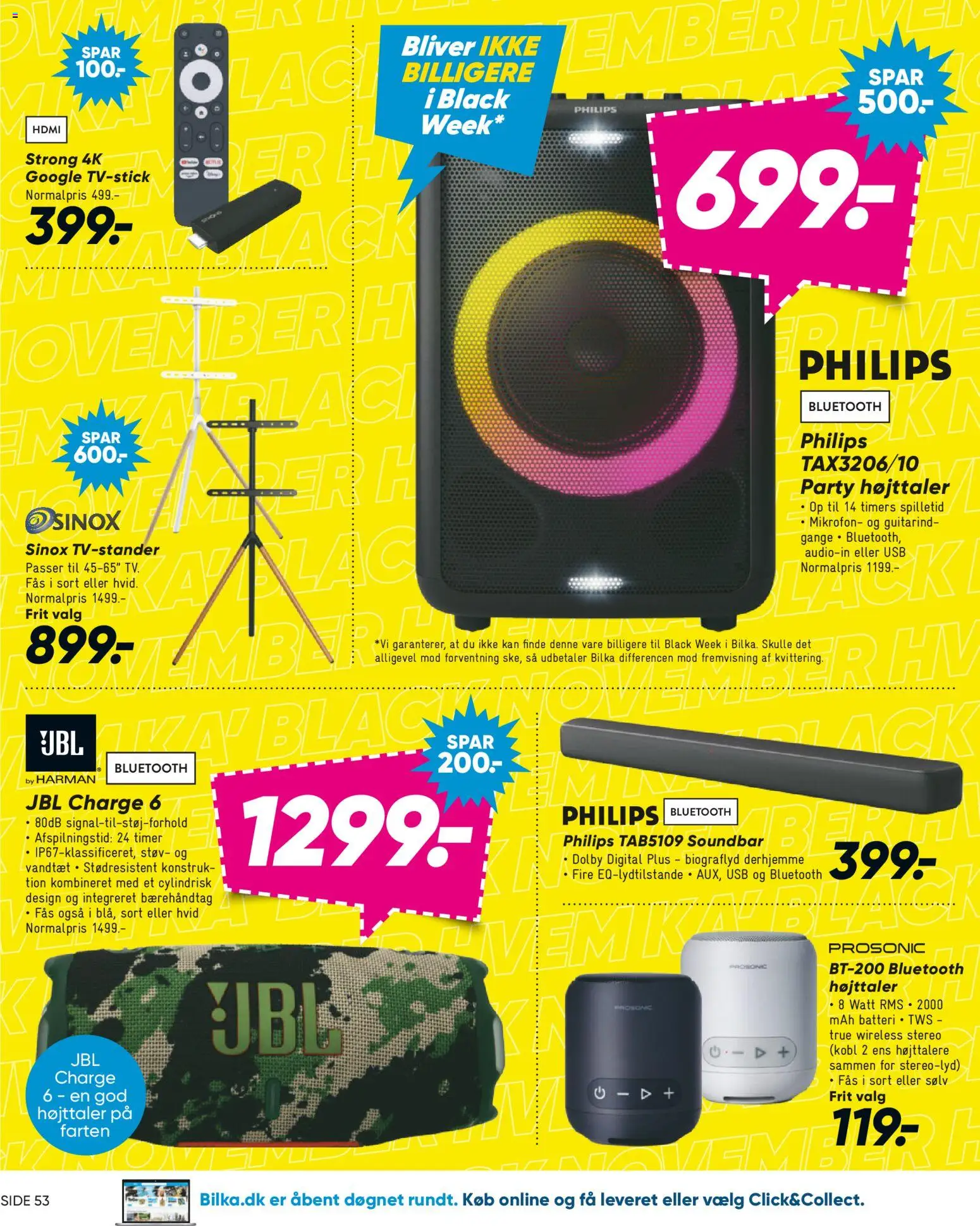 Bilka tilbudsavis – gyldig fra 21.11.2025 | Side: 14 | Produkter: USB, Mikrofon, Højttaler, Batteri