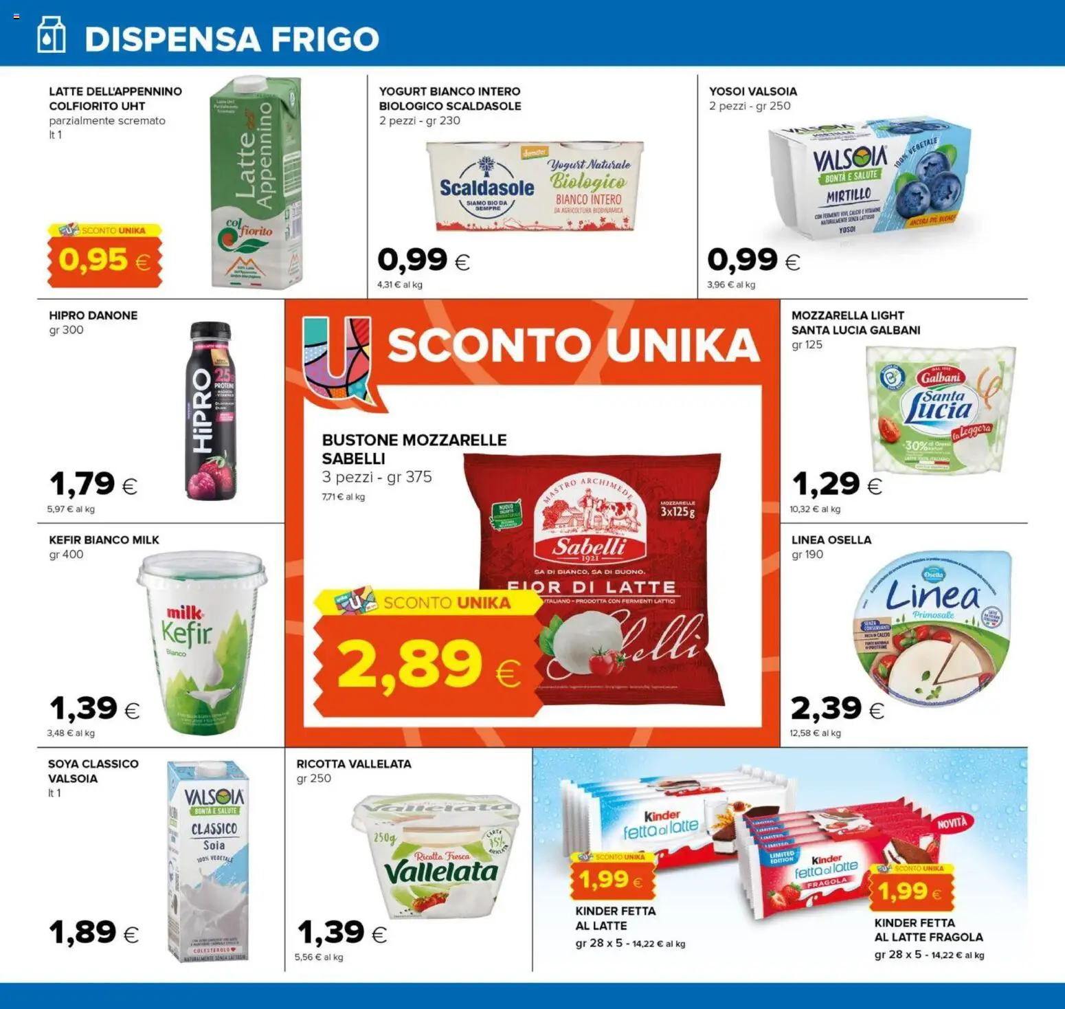 Volantino Tigre del 23.10.2025 | Pagina: 10 | Prodotti: Yogurt, Mozzarella, Latte, Ricotta