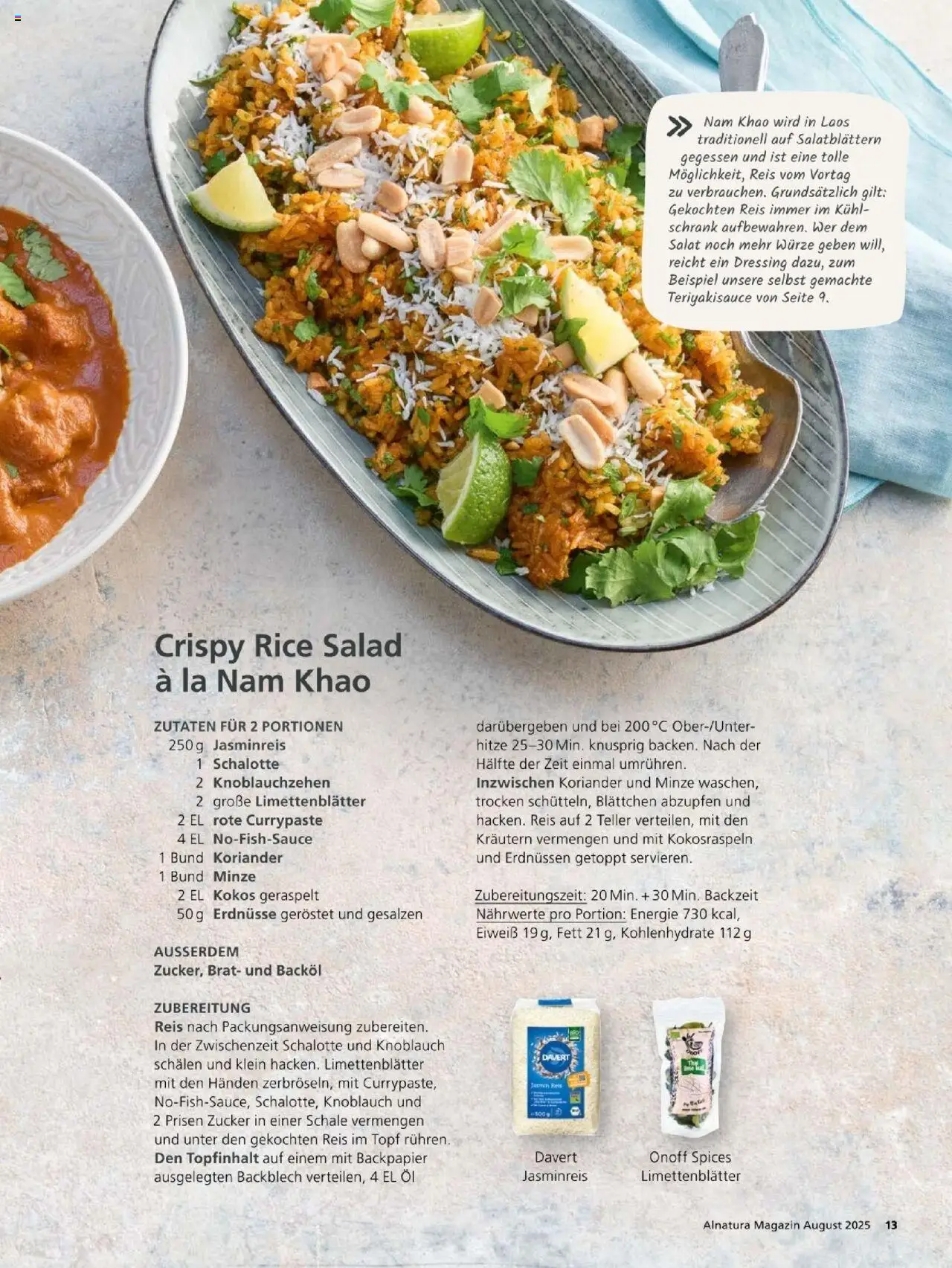 Alnatura Prospekt - gültig ab dem 01.08.2025 | Seite: 13 | Produkte: Öl, Schrank, Dressing, Salat