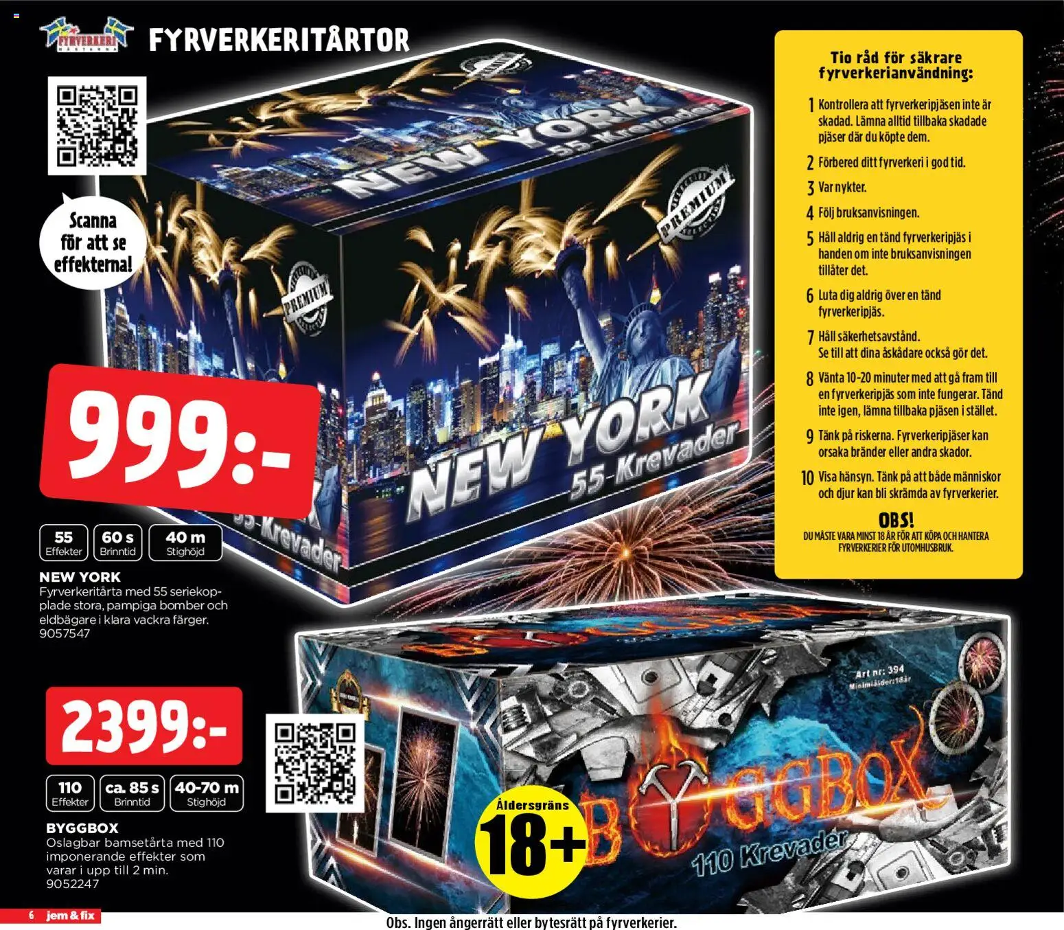 Jem & Fix reklamblad aktuell från 26.12.2025 | Sida: 6 | Produkter: Häll