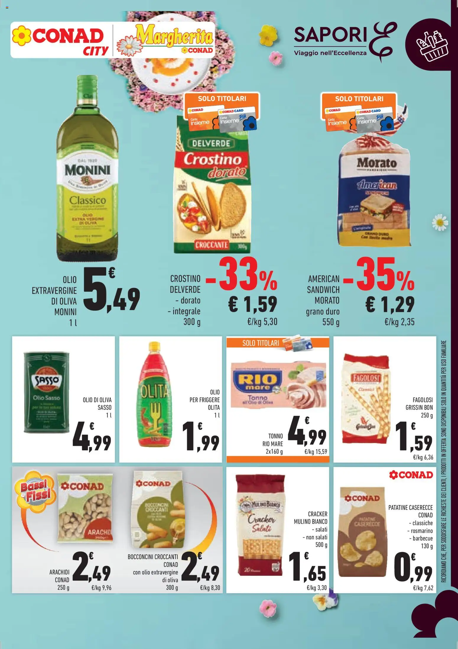 Volantino Conad del 25.03.2026 | Pagina: 15 | Prodotti: Rosmarino, Patatine, Barbecue, Arachidi