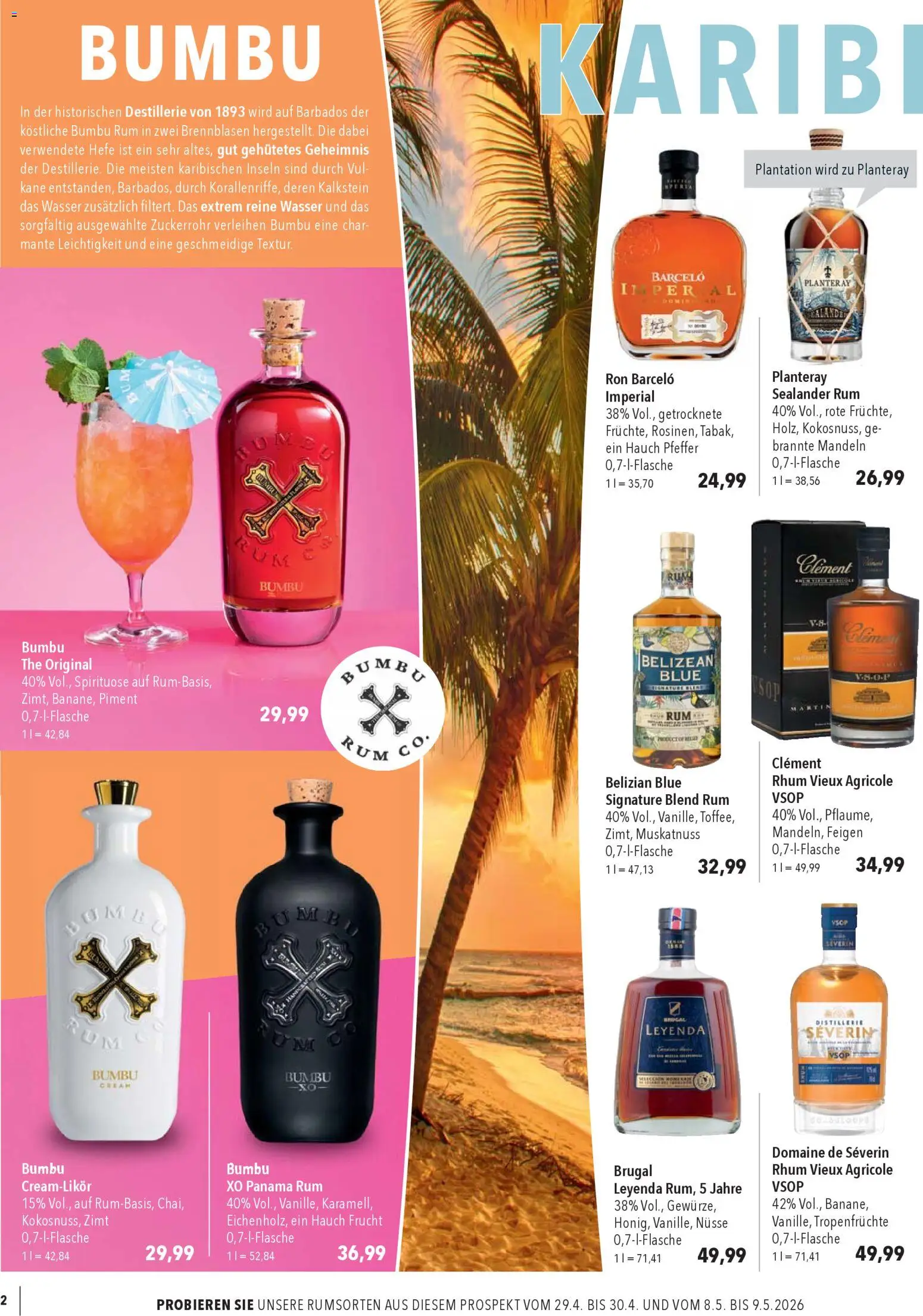 CITTI Markt Rum – gültig ab 29.04.2026 | Seite: 2 | Produkte: Rum, Mandeln, Pfeffer, Nüsse