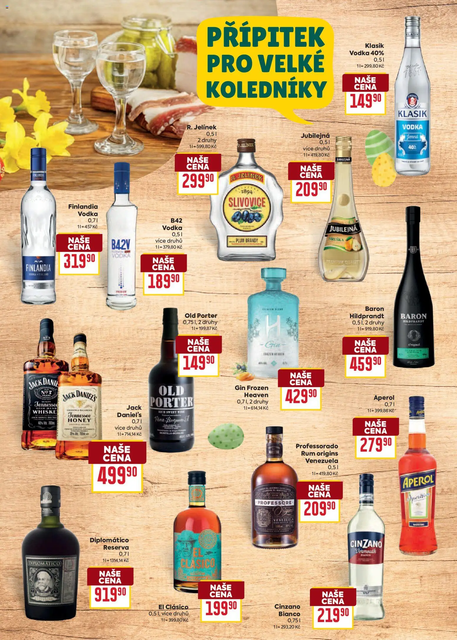 Billa leták - Velikonoce od 04.03.2026 | Strana: 22 | Produkty: Cinzano, Old porter, Bruska, Slivovice