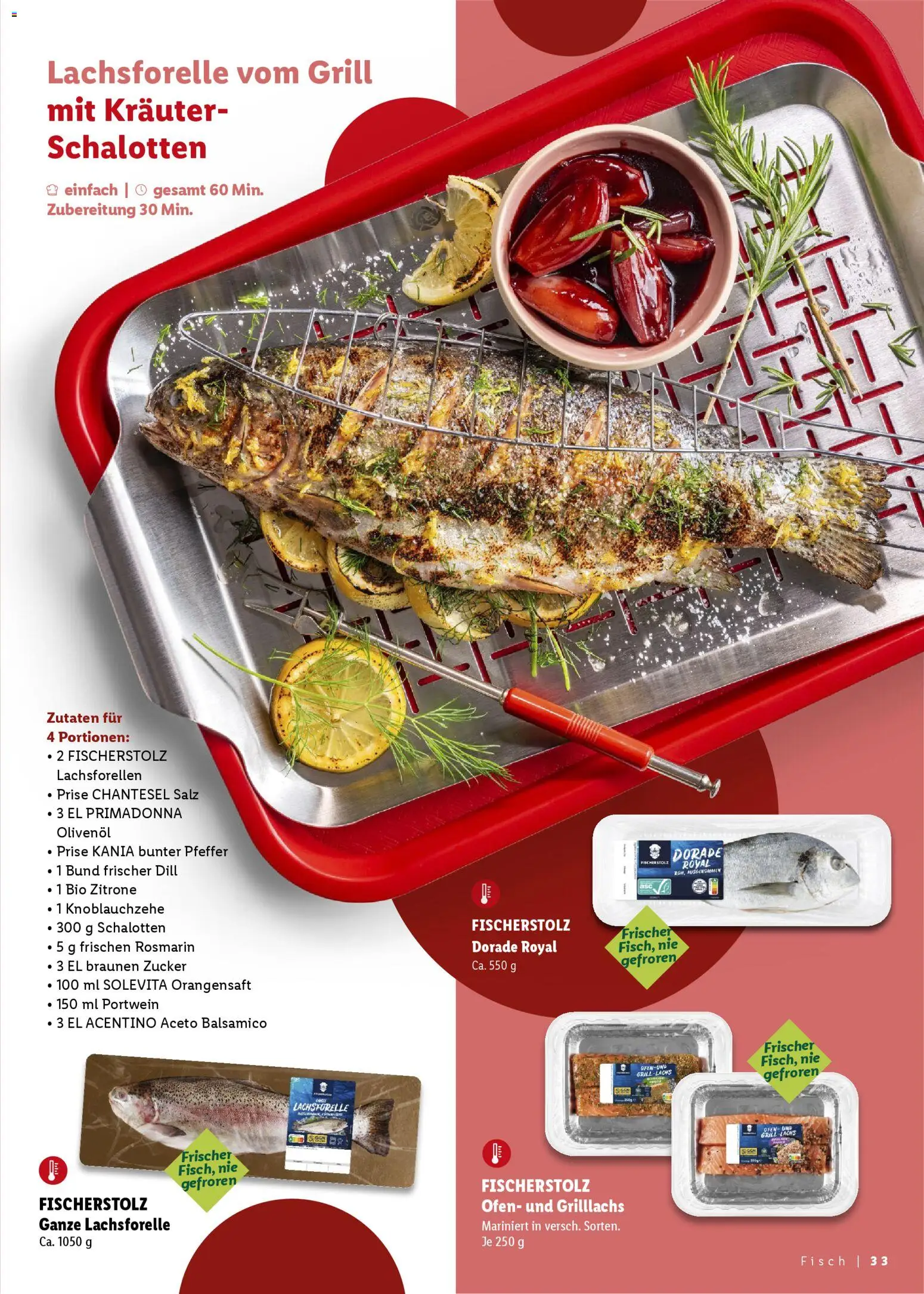Lidl Prospekt – gültig ab 25.04.2026 | Seite: 33 | Produkte: Ofen, Grill, Fisch, Zitrone
