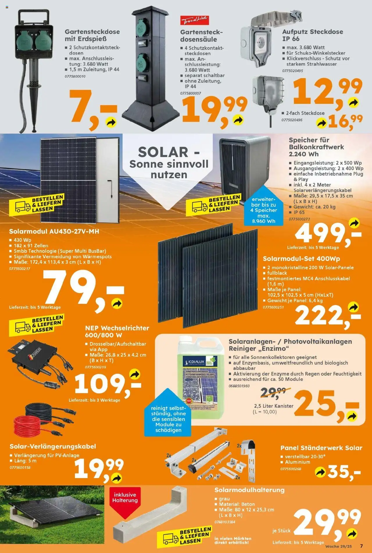 Globus Baumarkt prospekt Sankt Wendel	 – gültig ab 13.07.2025 | Seite: 7 | Produkte: Gewicht, Steckdose