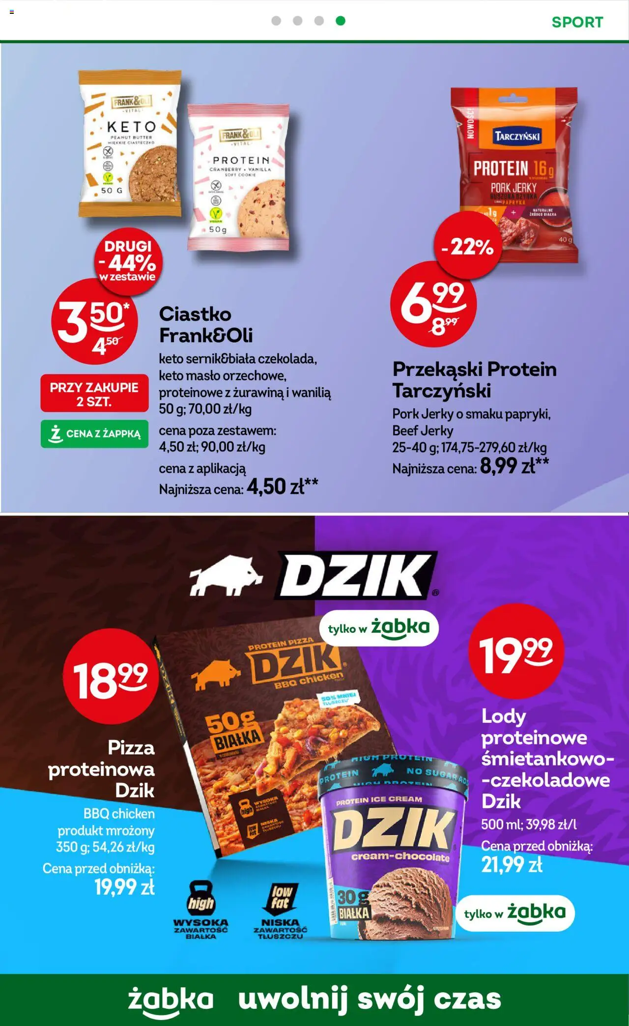 Żabka Gazetka od 13.08.2025 | Strona: 69 | Produkty: Papryka, Żurawina, Masło, Pizza