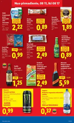 LIDL leidinys│galioja nuo 14.08.2025 | Puslapis: 41 | Prekių: Energinis gėrimas, Vynas, Alus, Druska