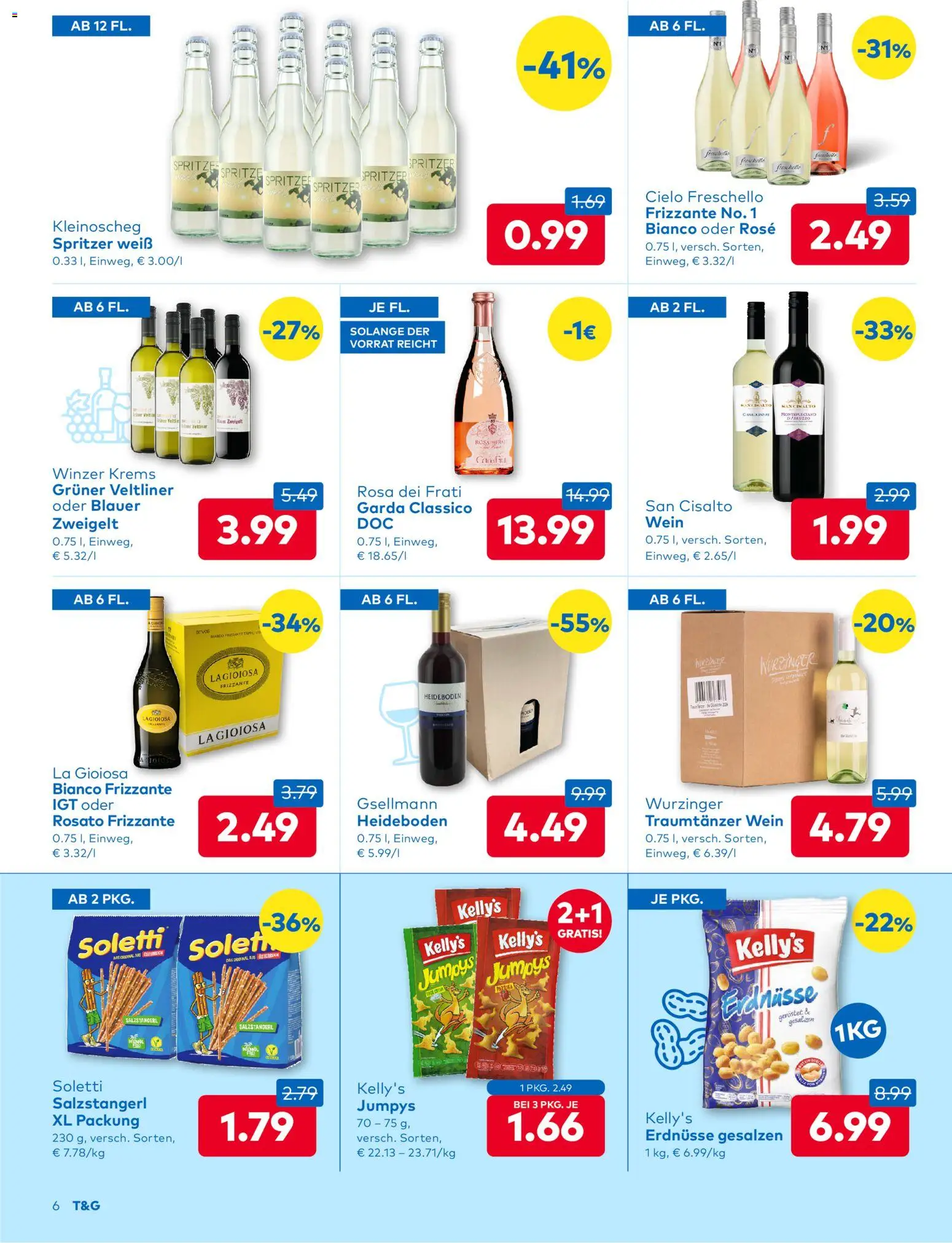 T&G - Tirol gültig ab 15.01.2026 | Seite: 6 | Produkte: Папионка, Wein