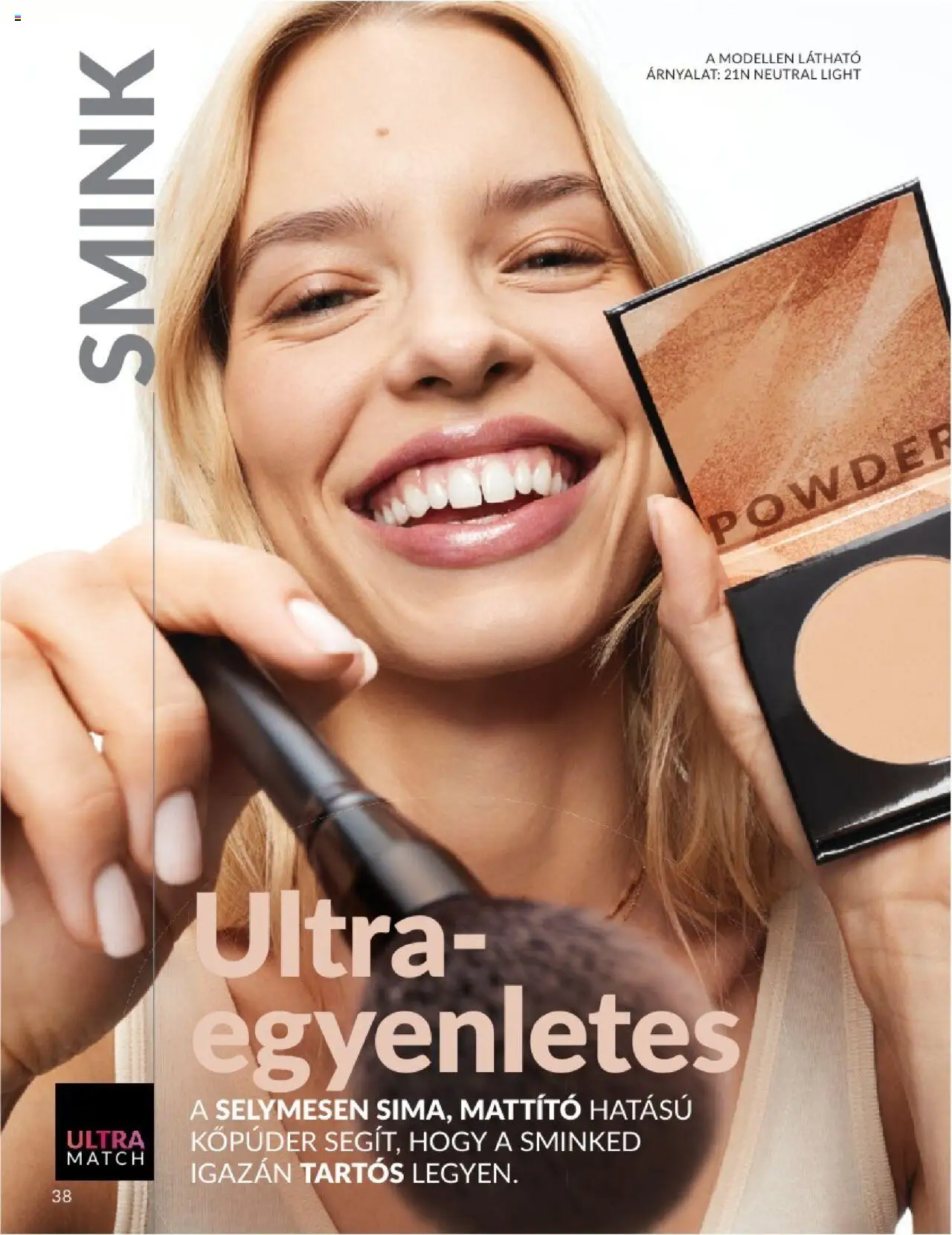 Avon akciós ujság - amely érvényes a következő dátumtól: 01.06.2025 | Oldal: 38 | Termékek: Smink
