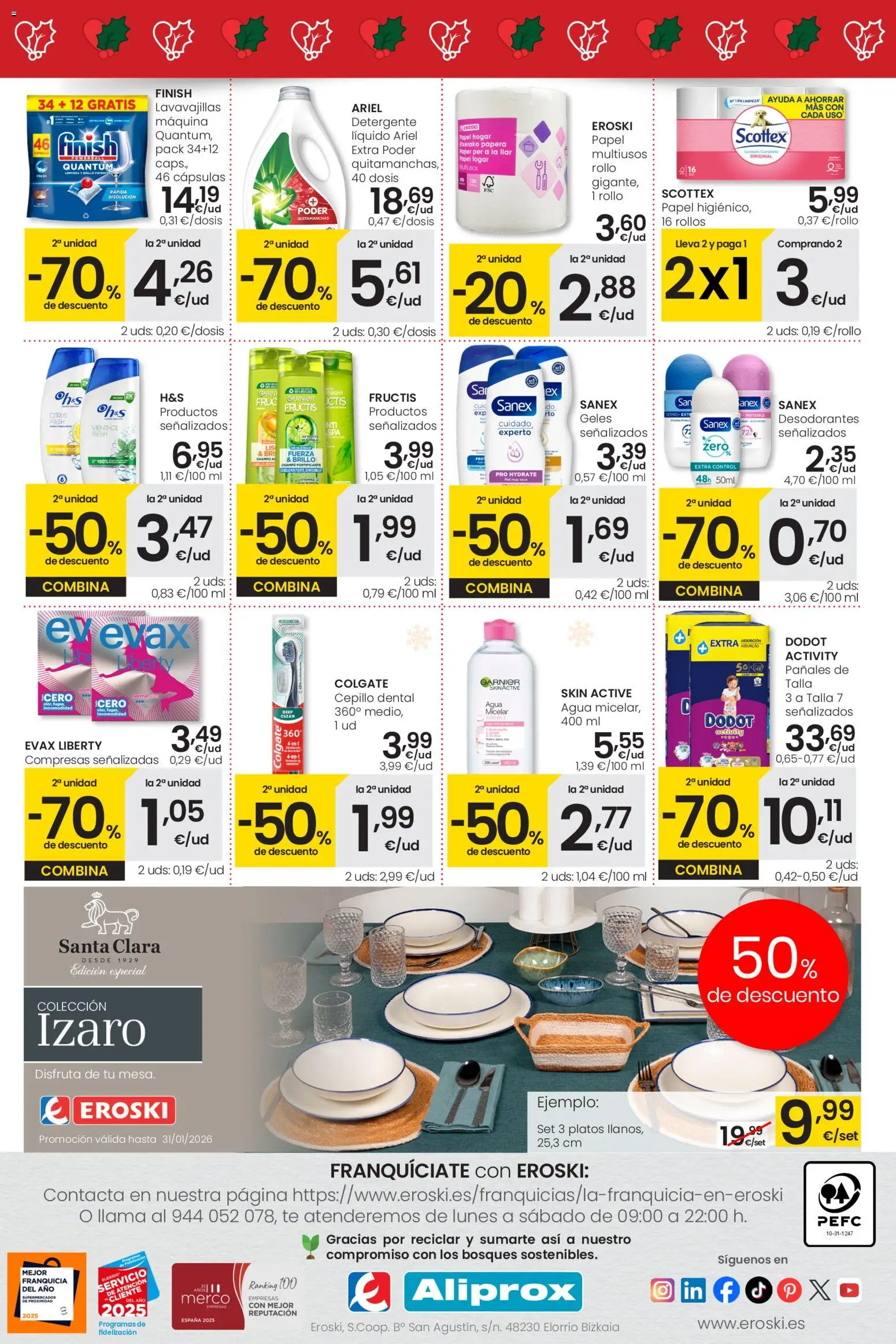 Eroski - Ofertón Navidad Aliprox │ válido desde el 27.11.2025 | Página: 8 | Productos: Cepillo, Quitamanchas, Té, Γλυφιτζούρι