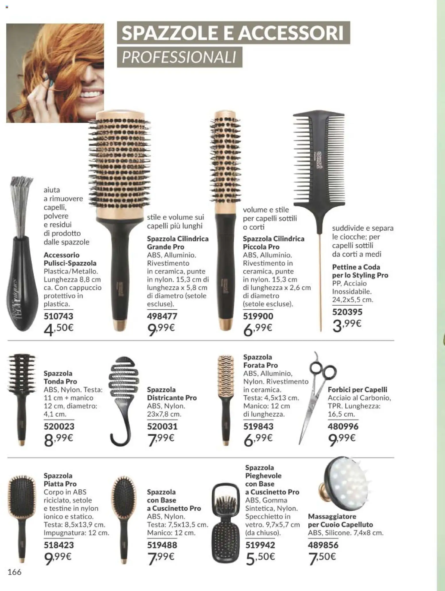 Volantino Avon del 31.12.2025 | Pagina: 166 | Prodotti: Spazzola, Pettine, Cappuccio