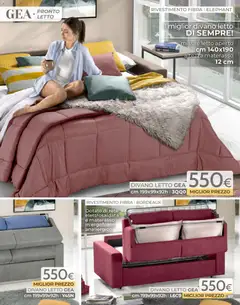 Anteprima del volantino Mondo Convenienza Pocket Gennaio catalogo valido a partire dal 04.01.2026 | Pagina: 87 | Prodotti: Divano letto, Letto, Materasso, Divano