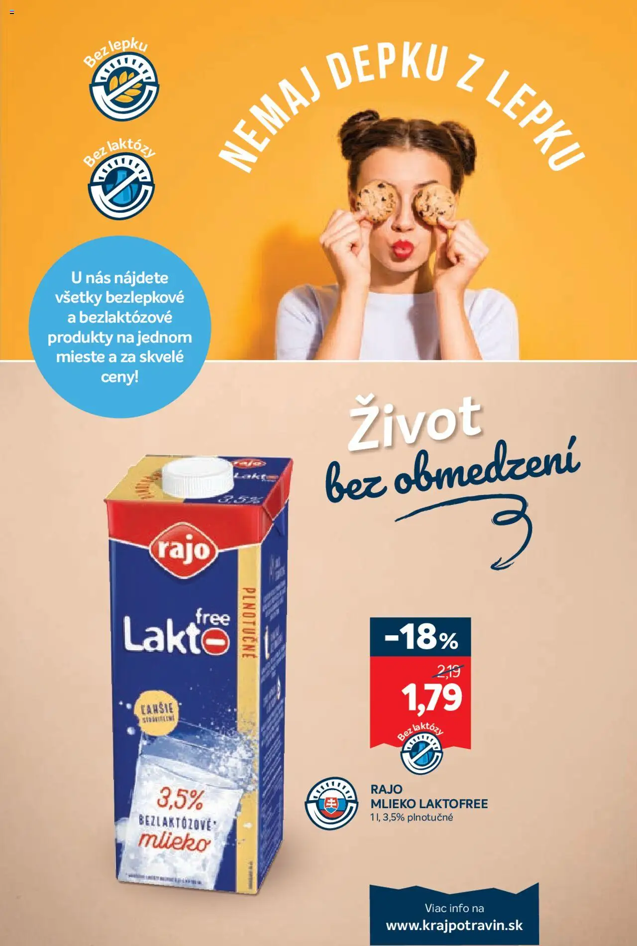 Nové Kraj akcie – leták je platný od 18.09.2025 | Strana: 3 | Produkty: Mlieko