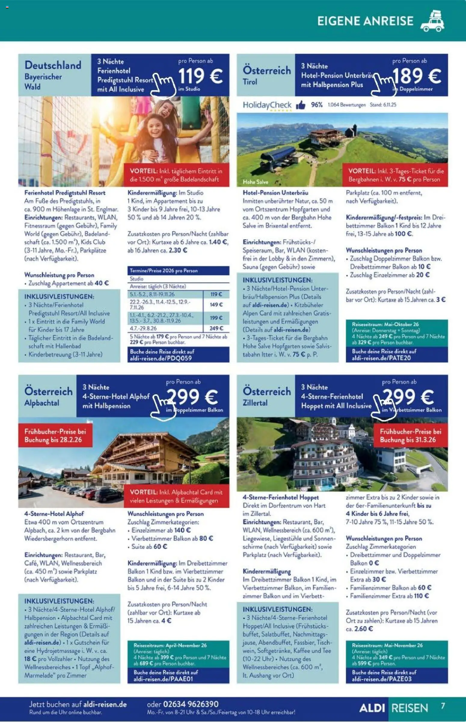 Aldi Reisen Prospekt 	 – gültig ab 01.01.2026 | Seite: 7