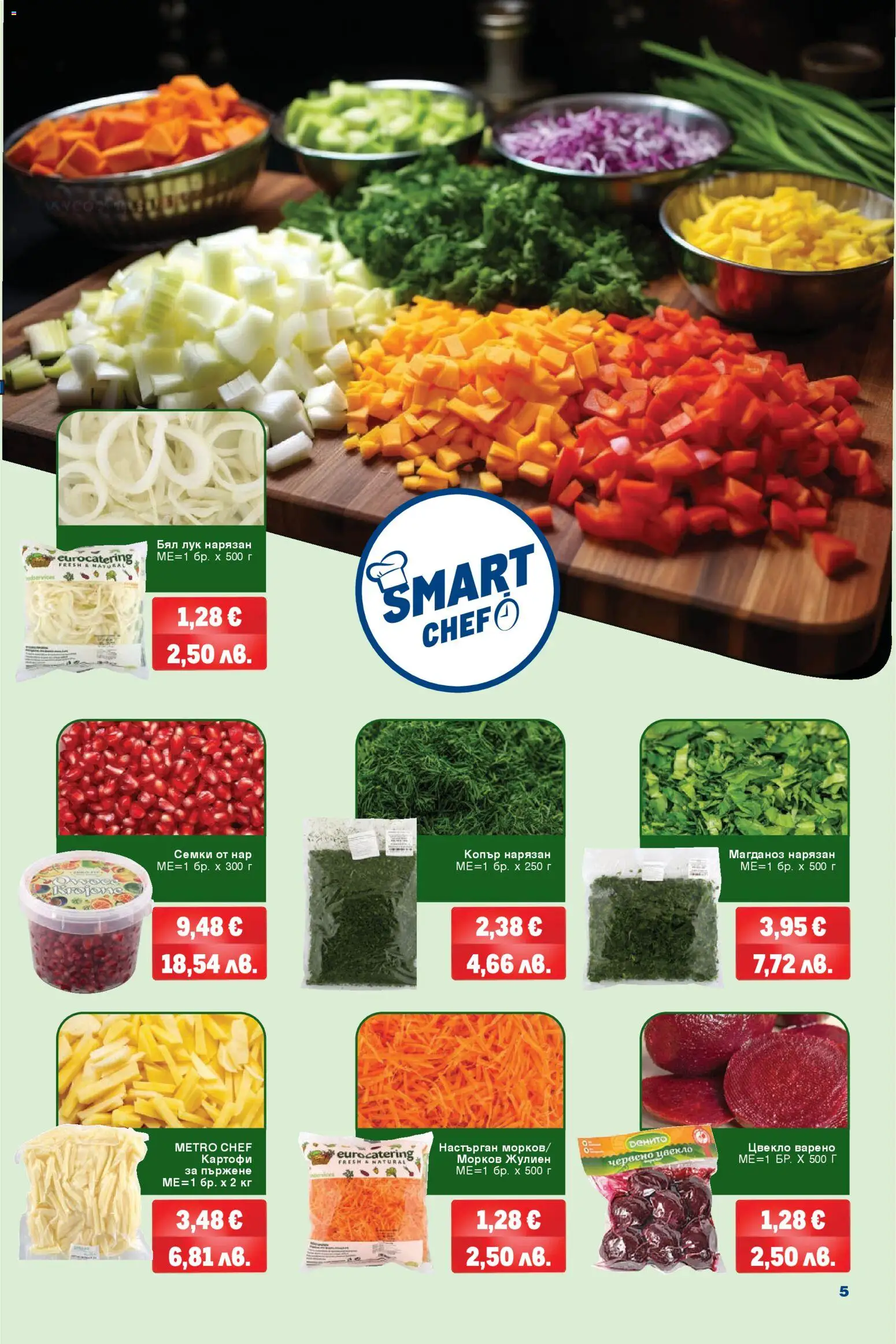 {H1} | Страница: 5 | Продукти: Морков, Нар, Копър, Семки