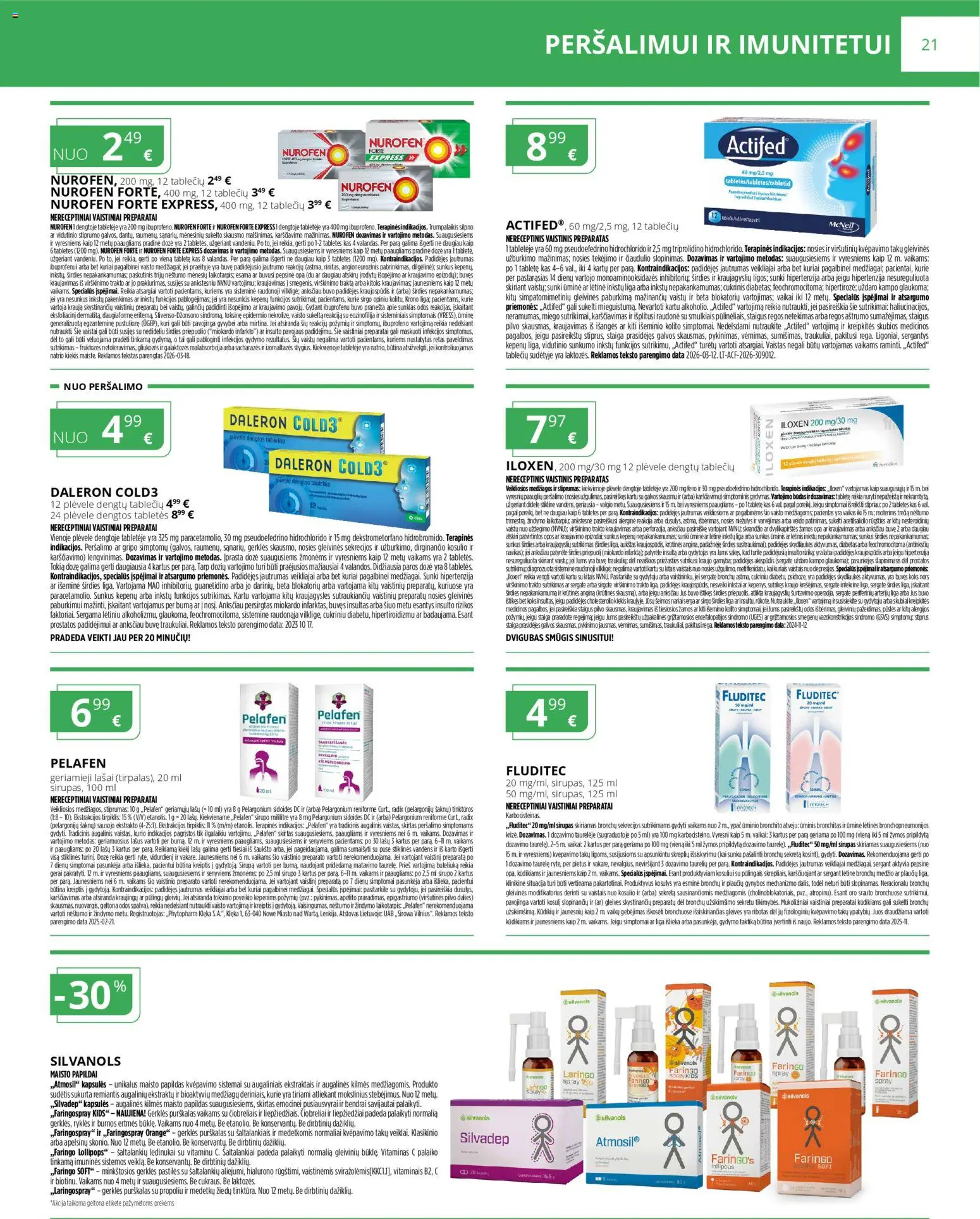 Norfa vaistinė akcijos nuo 01.04.2026 | Puslapis: 21