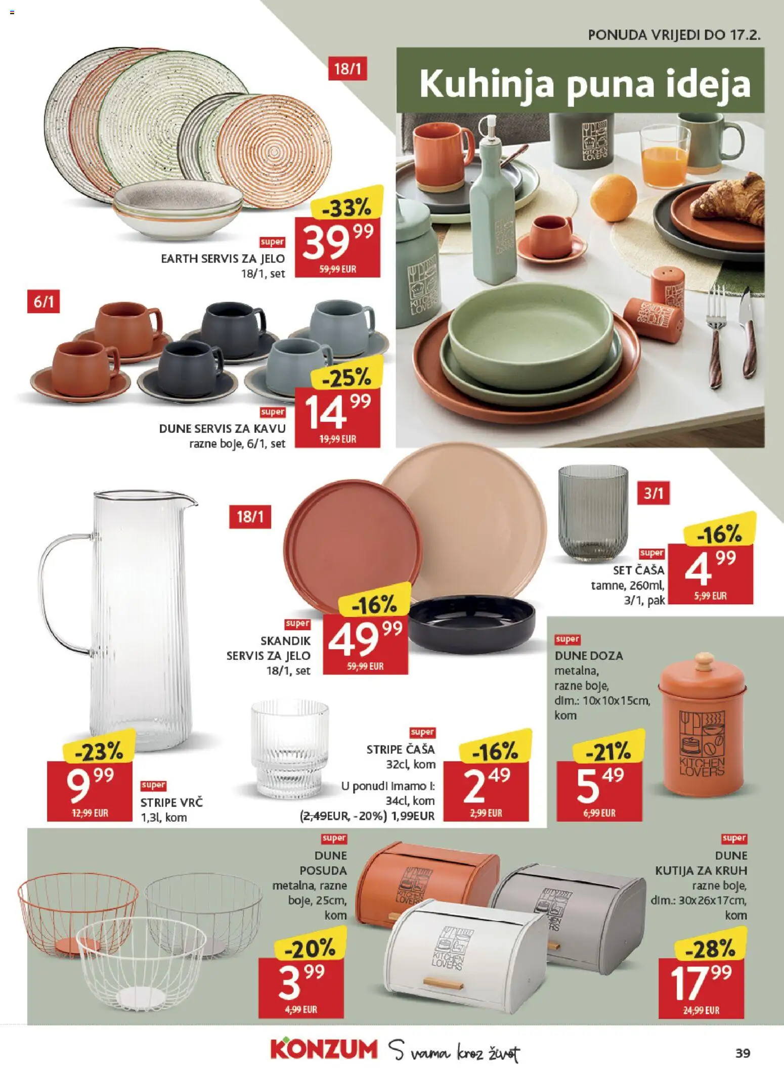 Konzum HR akciós ujság - amely érvényes a következő dátumtól: 04.02.2026 | Oldal: 39