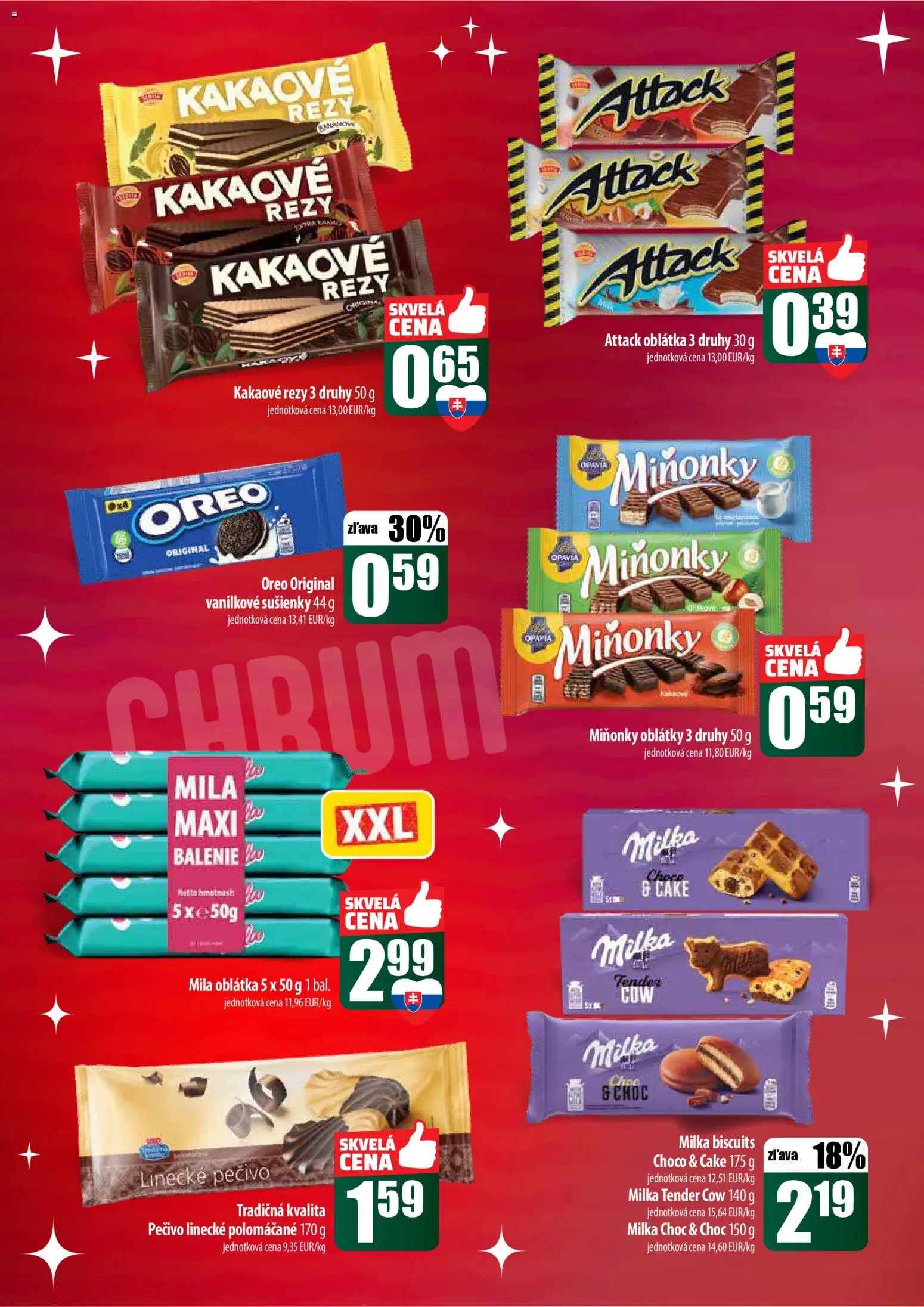Nové COOP Jednota akcie – leták je platný od 18.12.2025 | Strana: 40 | Produkty: Mila, Milka