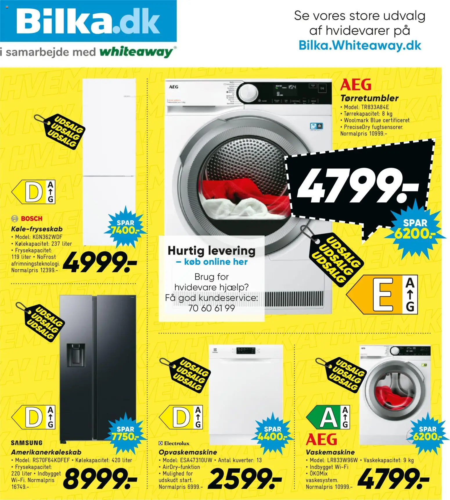 Bilka tilbudsavis – gyldig fra 23.01.2026 | Side: 19 | Produkter: Vaskemaskine, Tørretumbler, Opvaskemaskine