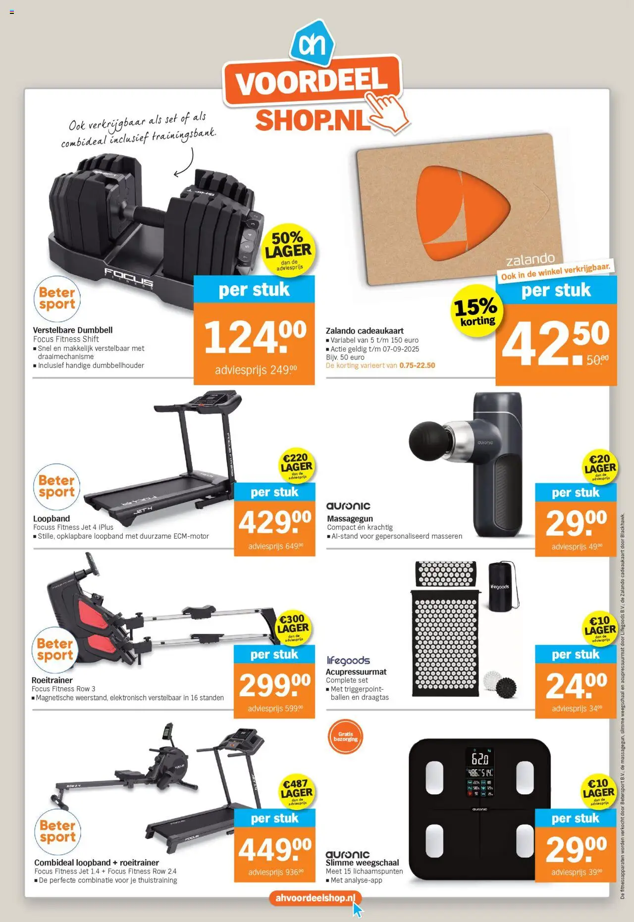  | Pagina: 17 | Producten: Loopband