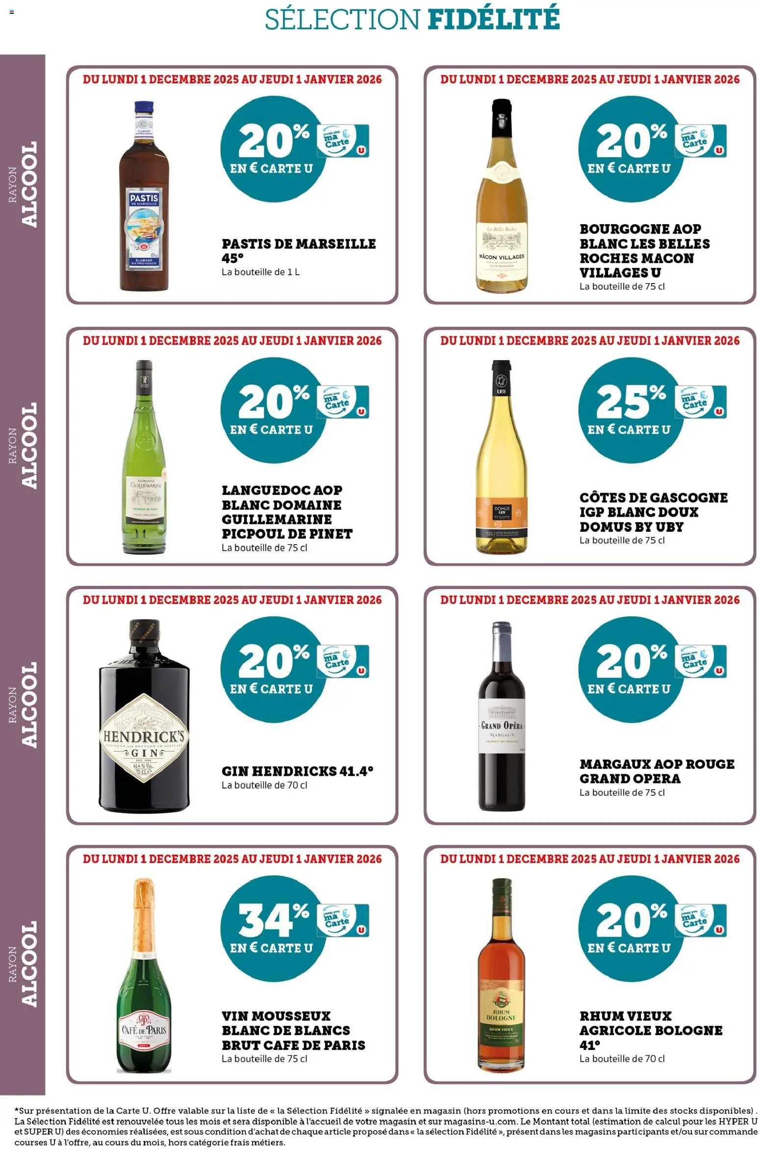 {H1} | Page: 32 | Produits: Pastis, Rhum, Vin, Gin