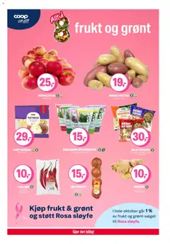 Forhåndsvisning av Coop Extra kundeavis gyldig fra 13.10.2025 | Side: 8 | Produkter: Desk, Epler, Løk, Poteter