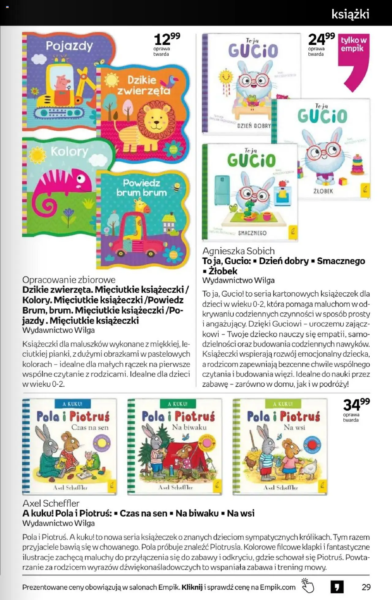 Empik promocje - Tom kultury Książki od 13.08.2025 | Strona: 29 | Produkty: Klapki, Książki