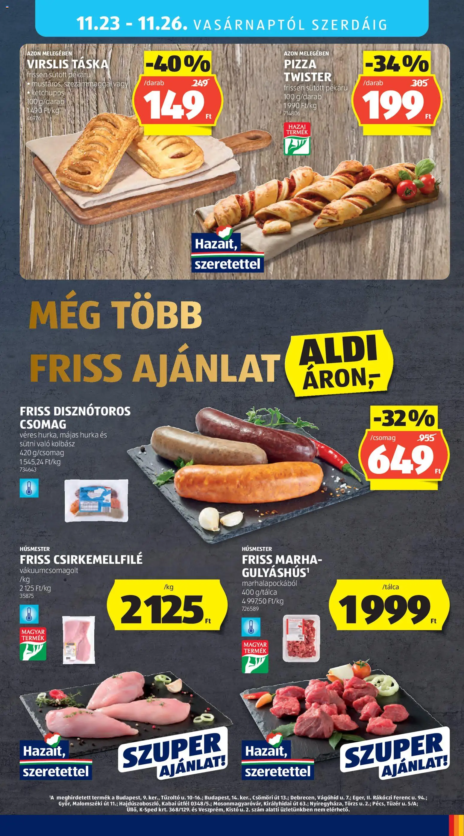Aldi akciós ujság - amely érvényes a következő dátumtól: 20.11.2025 | Oldal: 39