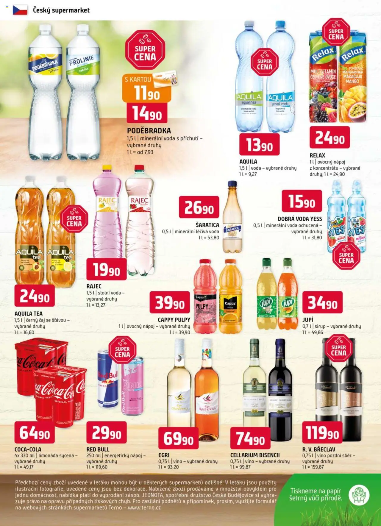 Terno leták od 18.06.2025 | Strana: 12 | Produkty: Maracuja, Víno, Poděbradka, Energy drink