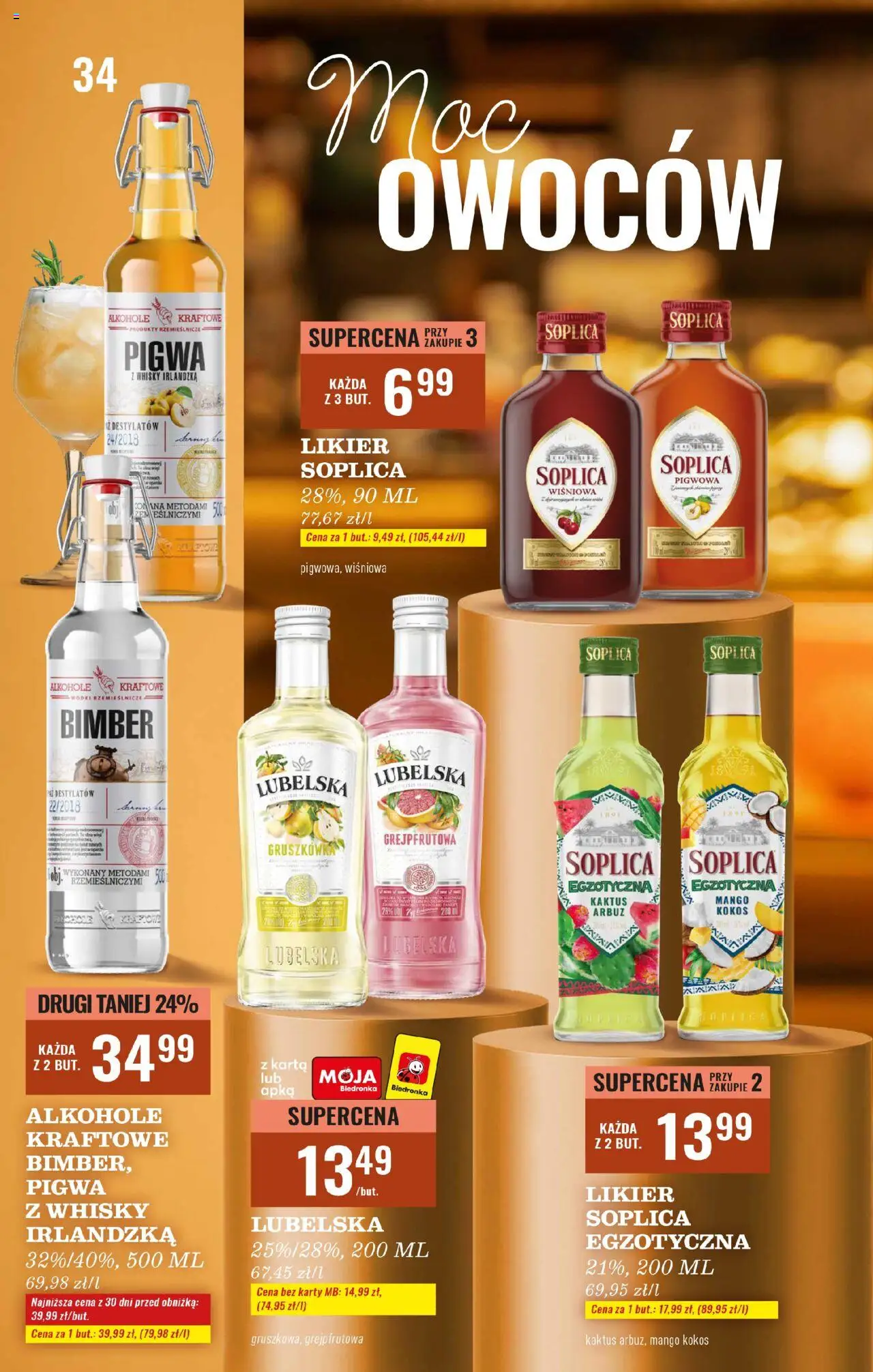 Biedronka gazetka - Czas na toast od 06.10.2025 | Strona: 34 | Produkty: Karta, Arbuz, Pigwa, Whisky