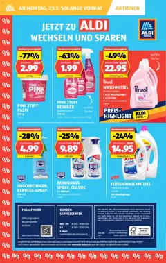 Aldi Aktionen ab 19.02.2026 gültig