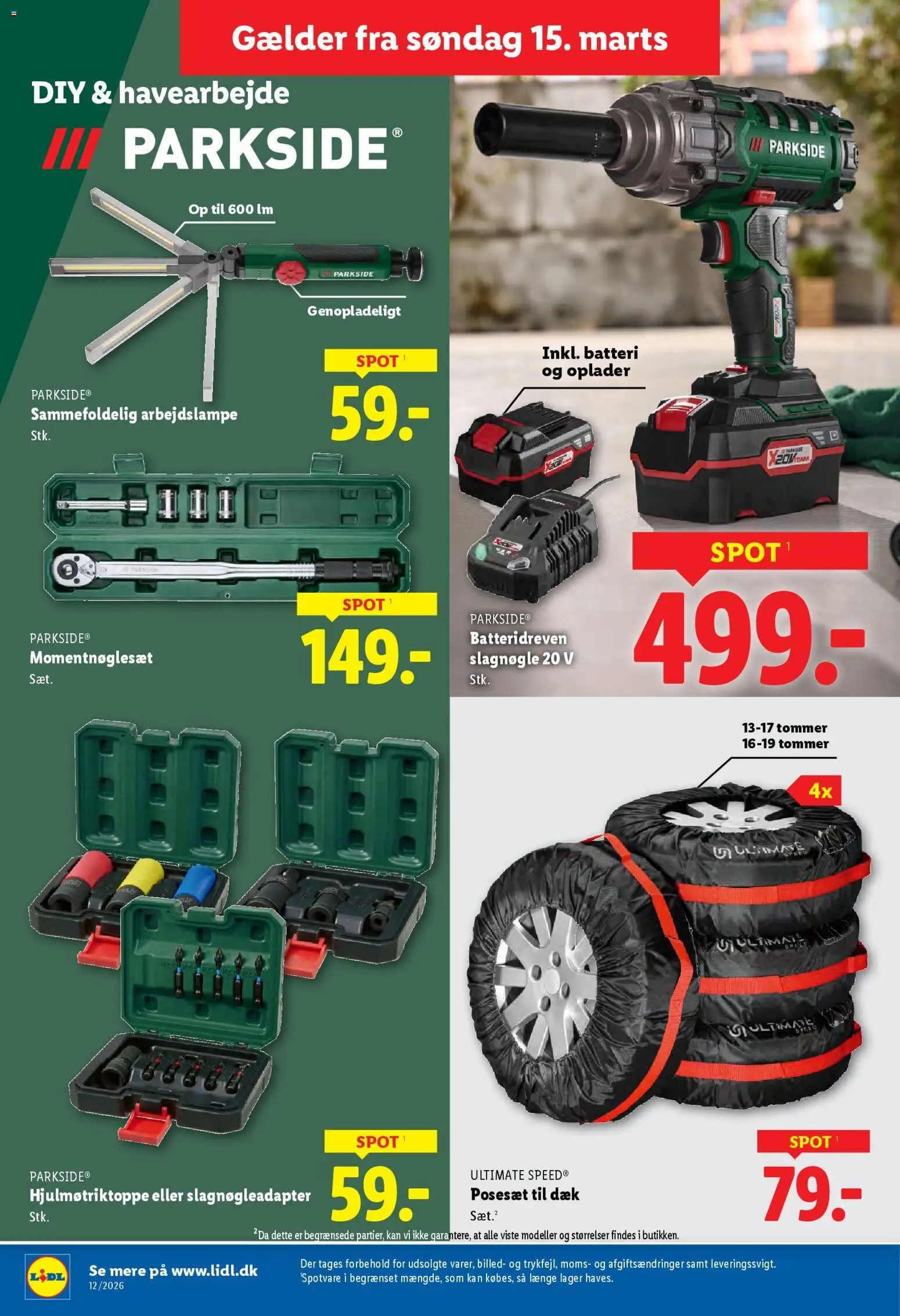 Lidl - Weekend avis tilbudsavis – gyldig fra 19.03.2026 | Side: 35 | Produkter: Søm, Batteri