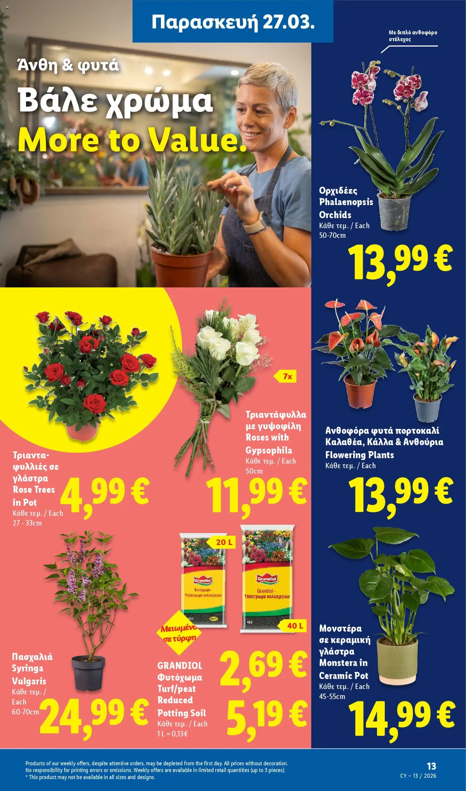Lidl φυλλαδιο – σε ισχύ από 26.03.2026 | Σελίδα: 13