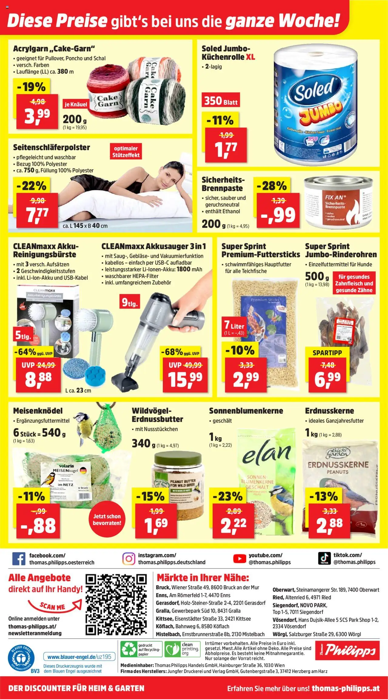 Thomas Philipps Flugblatt gültig ab 11.08.2025 | Seite: 12 | Produkte: Schal, Butter