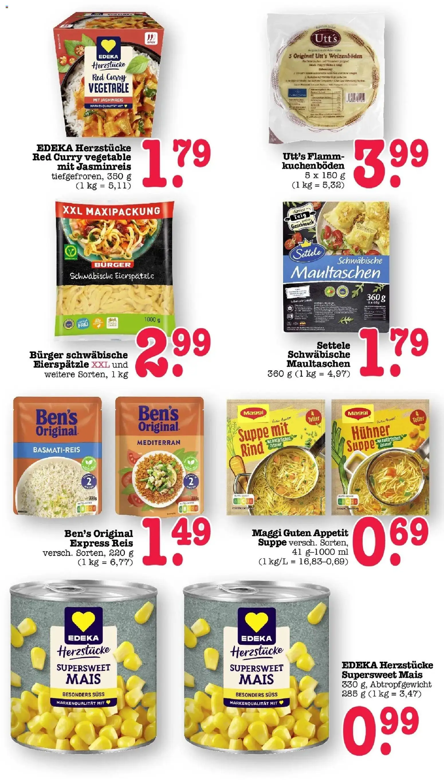 Angebote – gültig ab 27.04.2026 | Seite: 52 | Produkte: Basmatireis, Maggi, Reis, Maultaschen