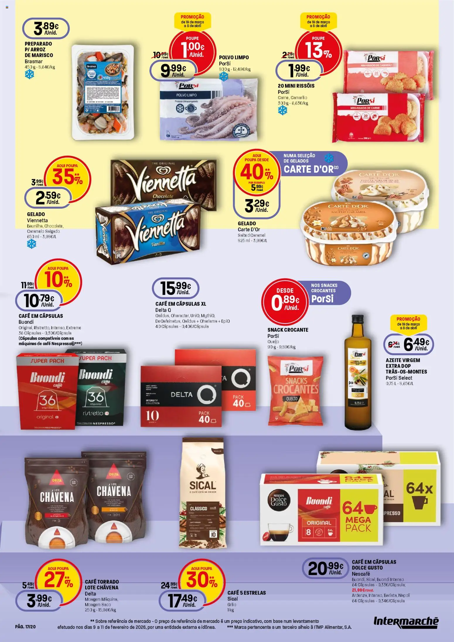 Intermarché - Pascoa Contact │ válido de 19.03.2026 | Página: 17 | Produtos: Base, Nespresso, Arroz, Dolce gusto