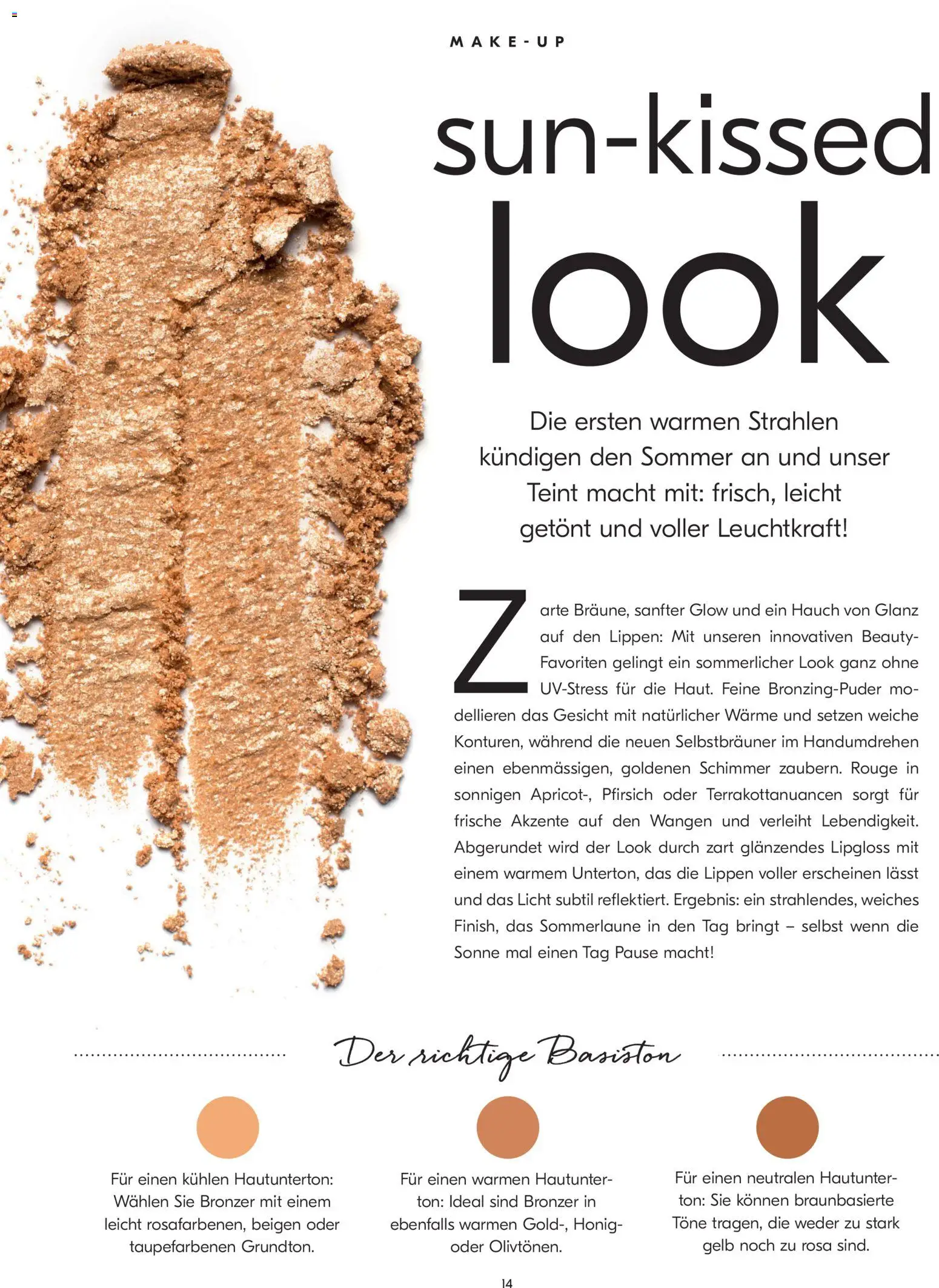 Import Parfumerie aktionen – gültig ab 23.04.2026 | Seite: 14 | Produkte: Bronzer, Rouge, Pfirsich, Selbstbräuner