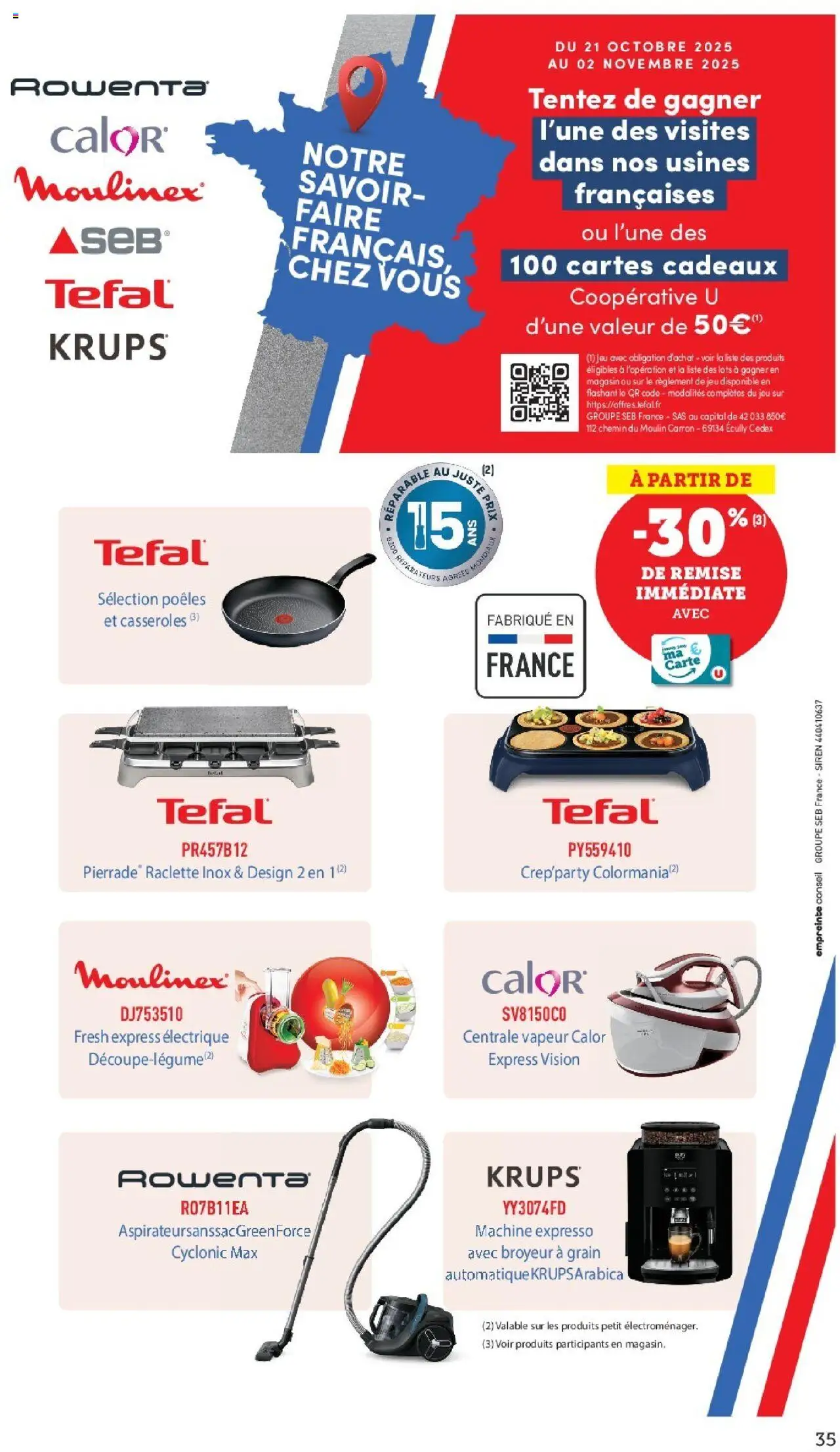 {H1} | Page: 35 | Produits: Casseroles, Centrale vapeur, Centrale vapeur Calor, Raclette